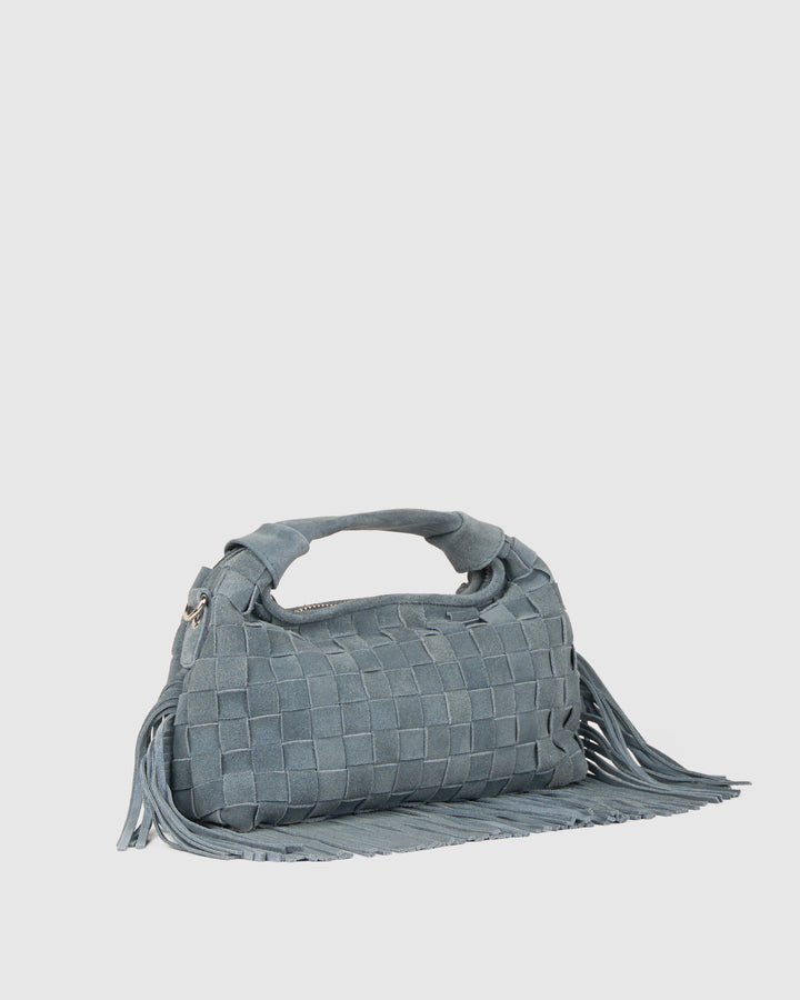Núnoo Mini Dandy Braided Fringe Jeans - Berg Larsen x Núnoo Small bag Jeans