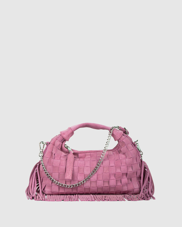 Núnoo Mini Dandy Braided Fringe Pink - Berg Larsen x Núnoo Small bag Pink
