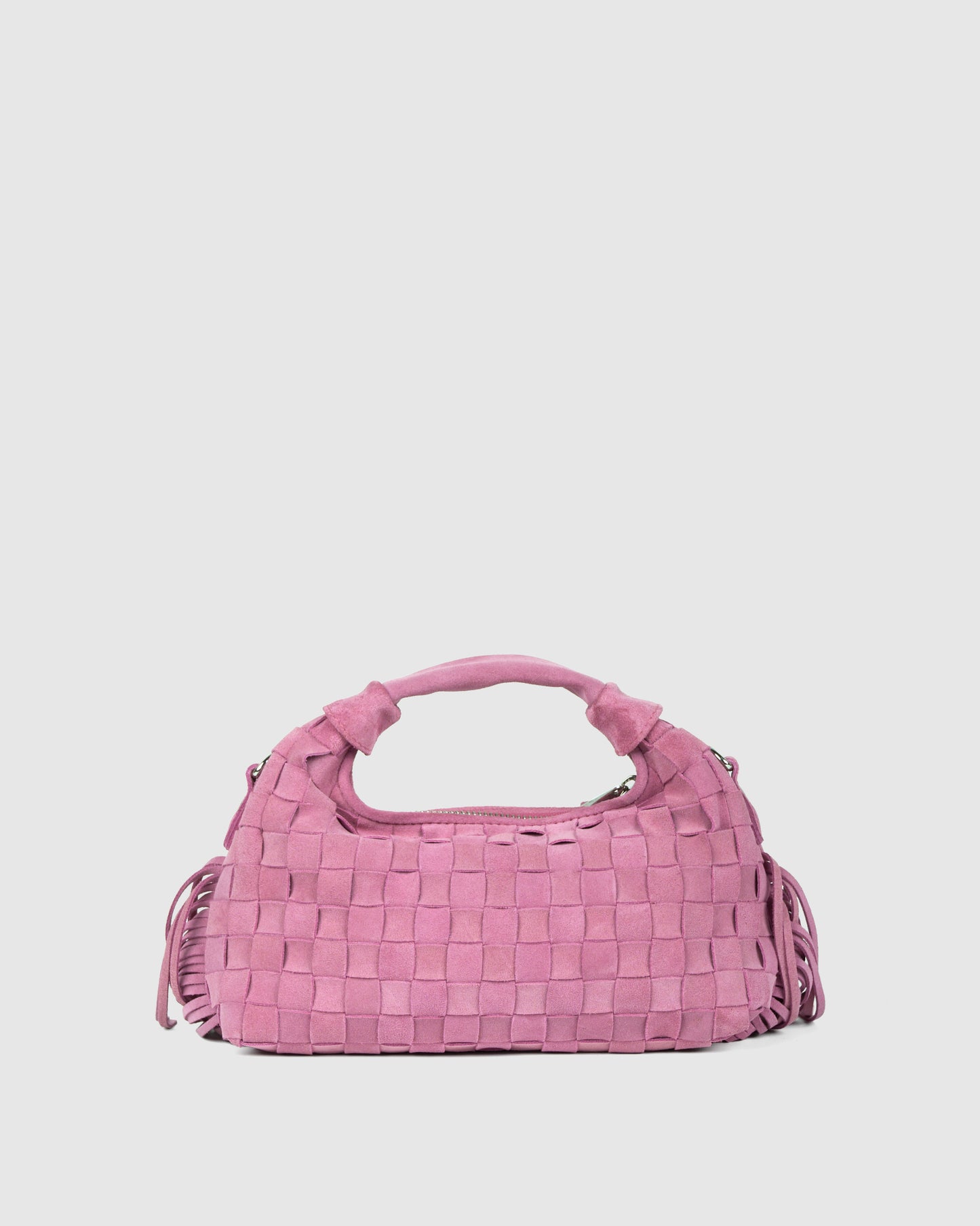 Núnoo Mini Dandy Braided Fringe Pink - Berg Larsen x Núnoo Small bag Pink