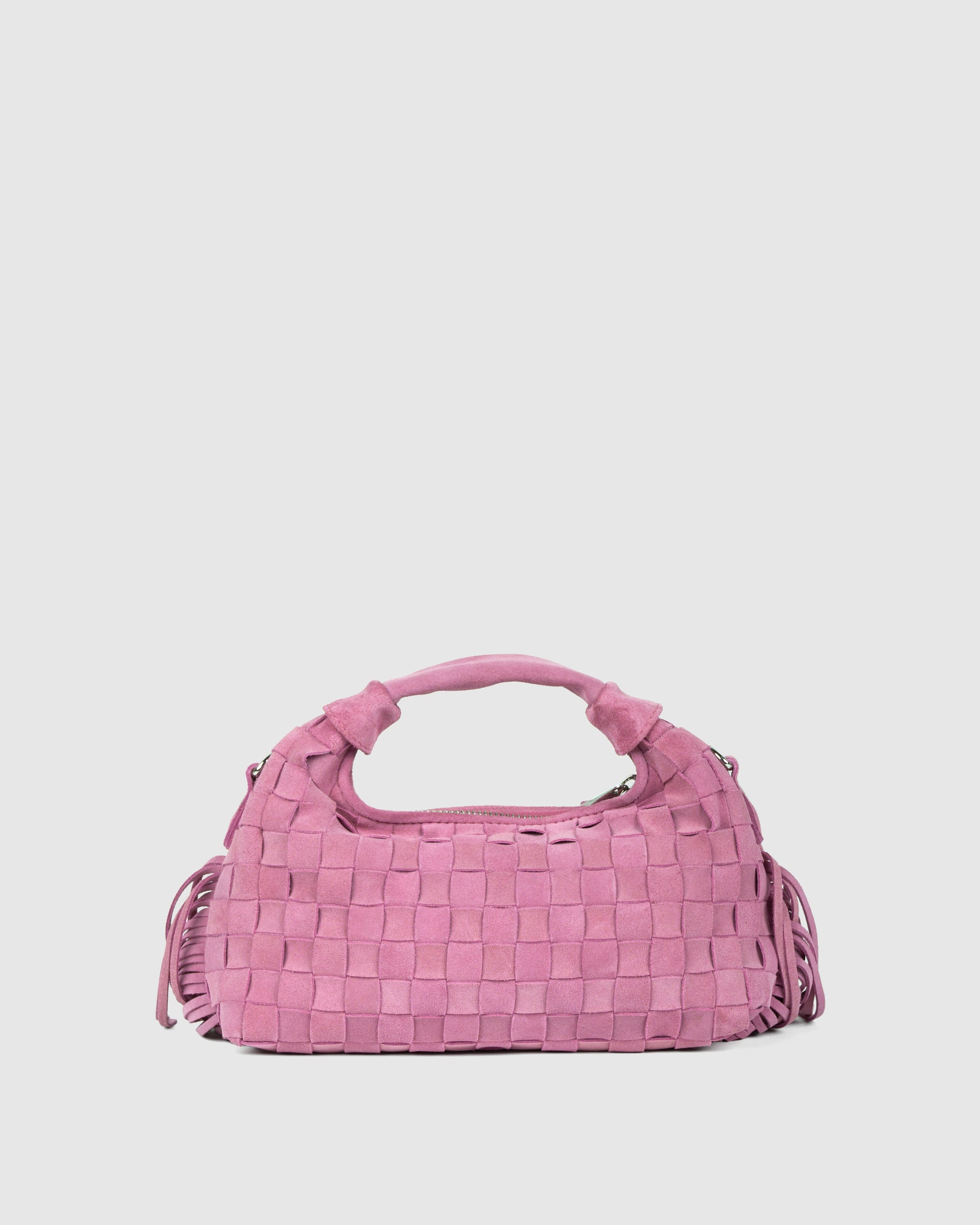 Núnoo Mini Dandy Braided Fringe Pink - Berg Larsen x Núnoo Small bag Pink