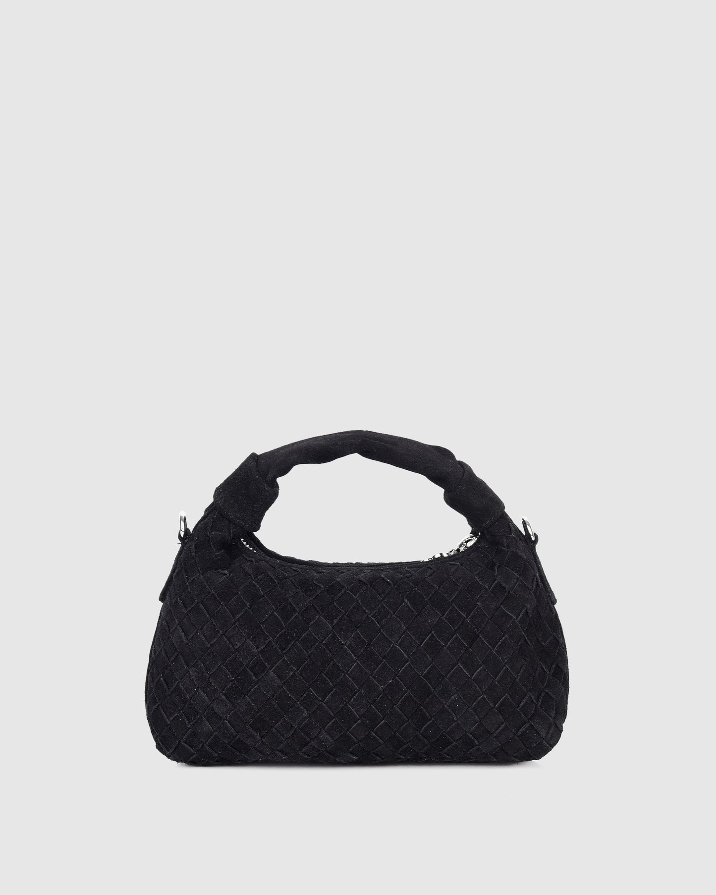 Núnoo Mini Dandy Braided Suede Black Small bag Black