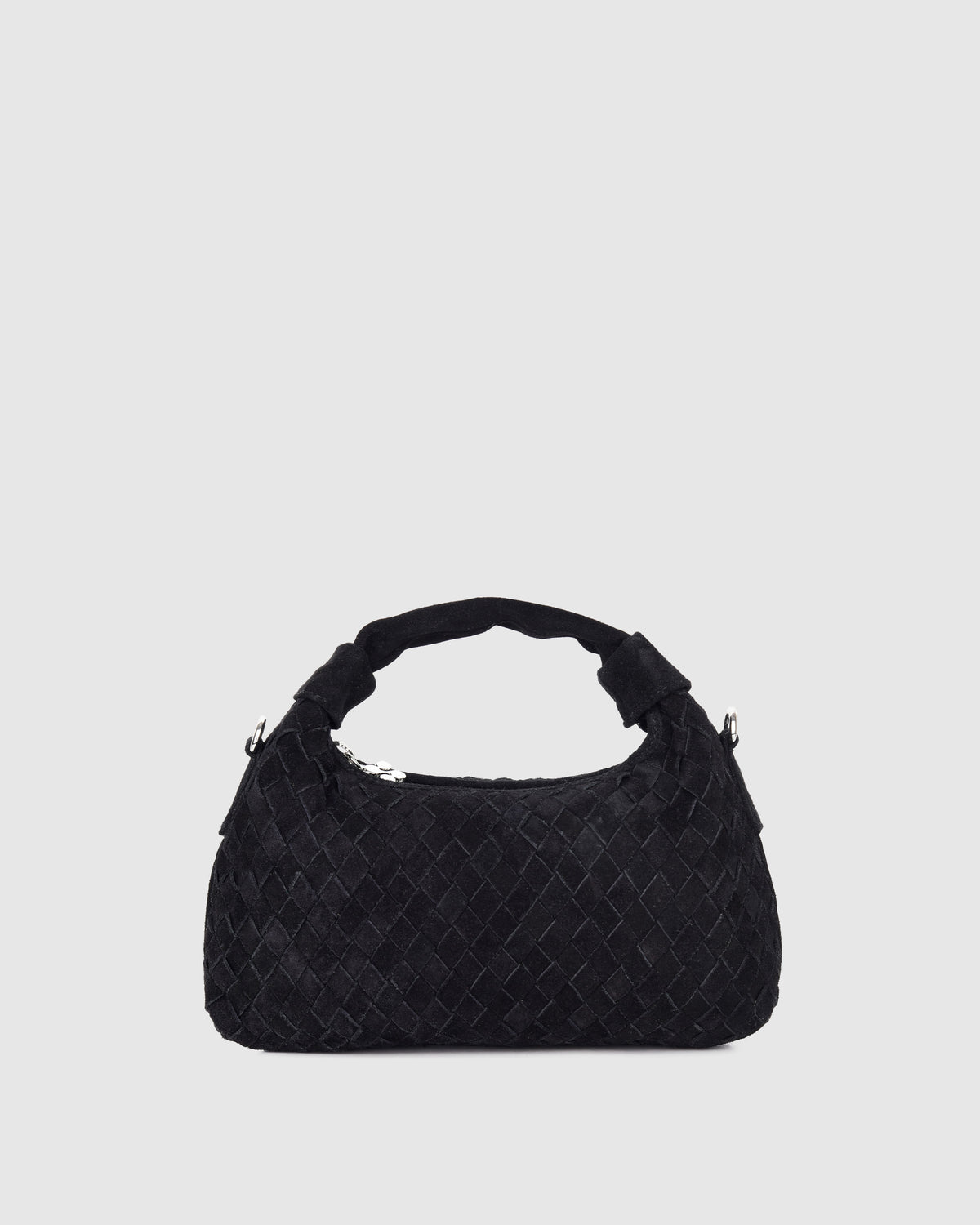 Núnoo Mini Dandy Braided Suede Black Small bag Black
