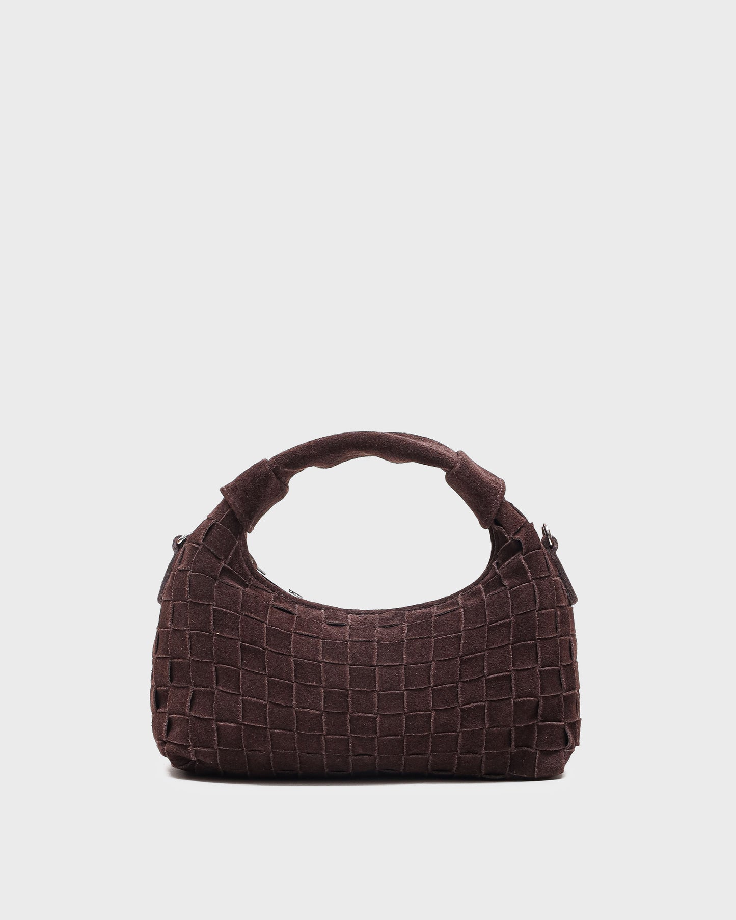 Núnoo Mini Dandy Braided Suede Chocolate Small bag Chocolate