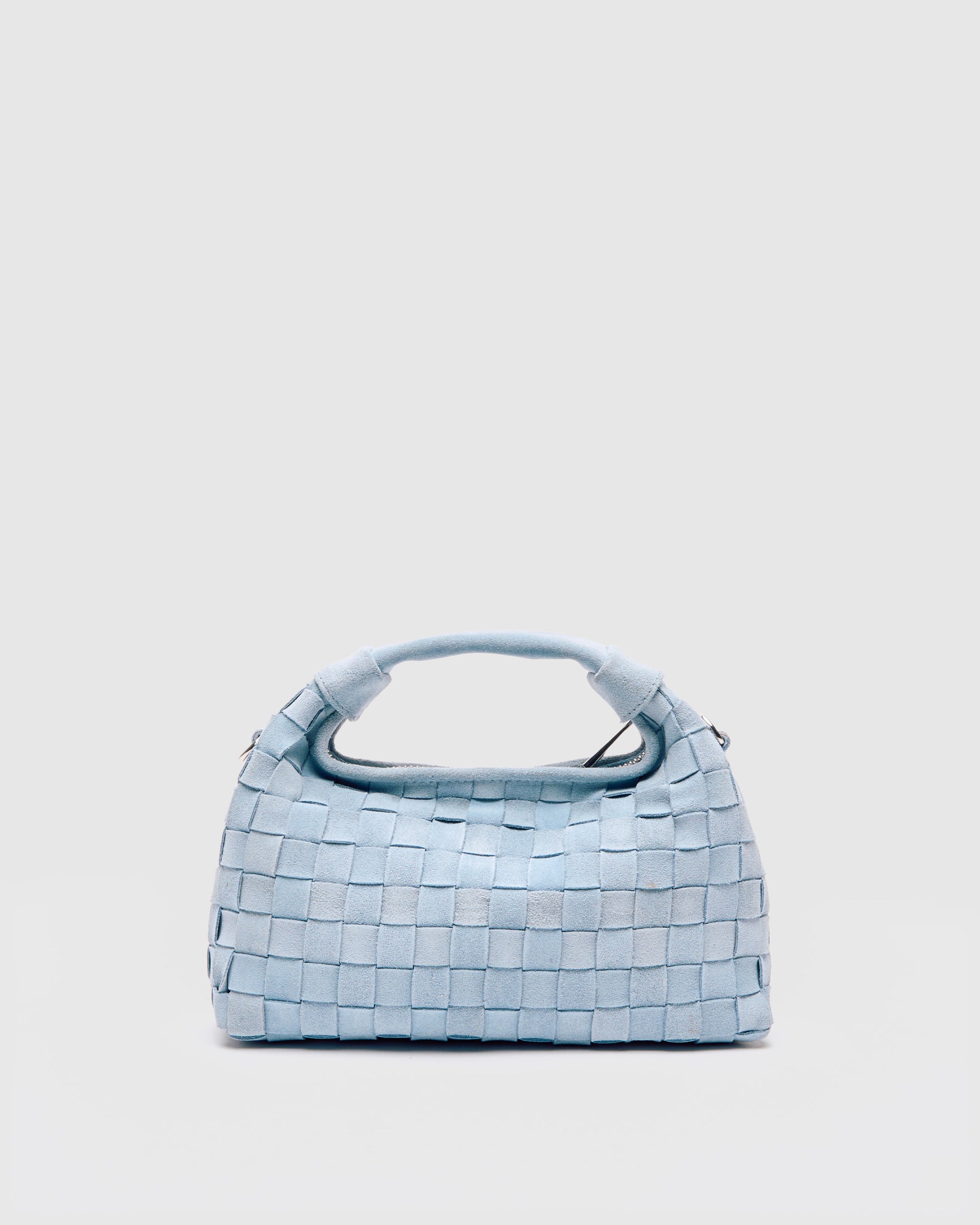 Núnoo Mini Dandy Braided Suede Light Blue Small bag Light blue