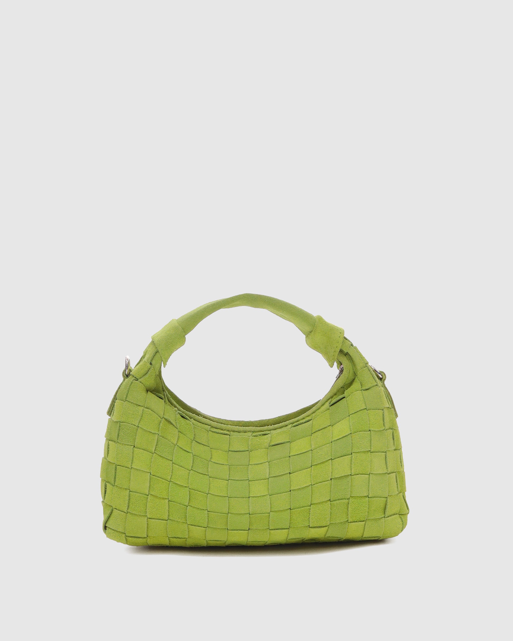Núnoo Mini Dandy Braided Suede Lime Small bag Lime