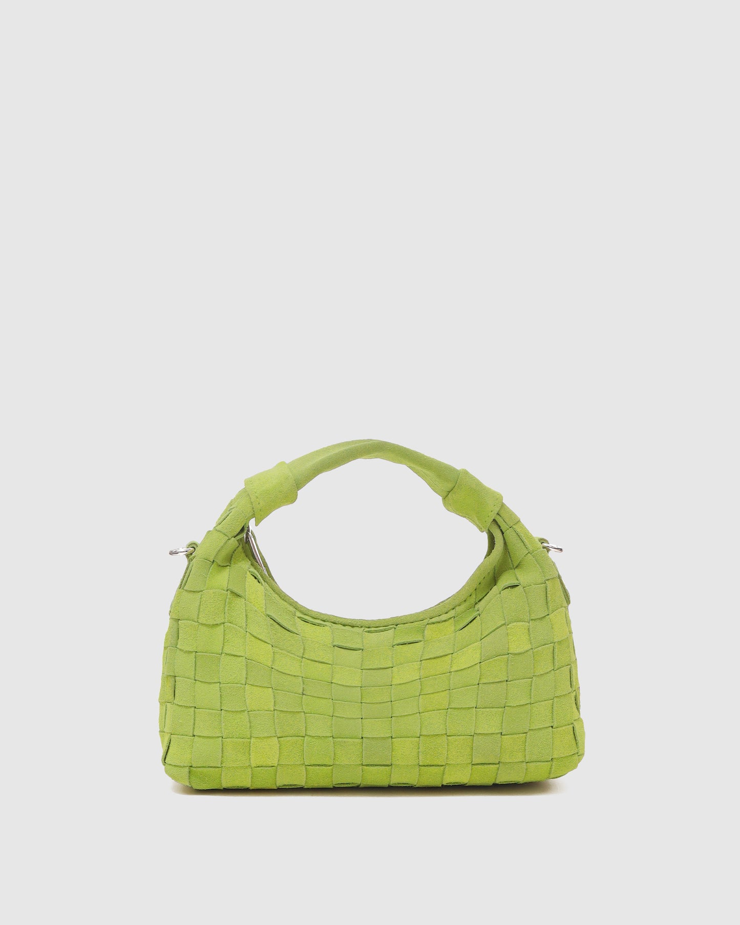 Núnoo Mini Dandy Braided Suede Lime Small bag Lime