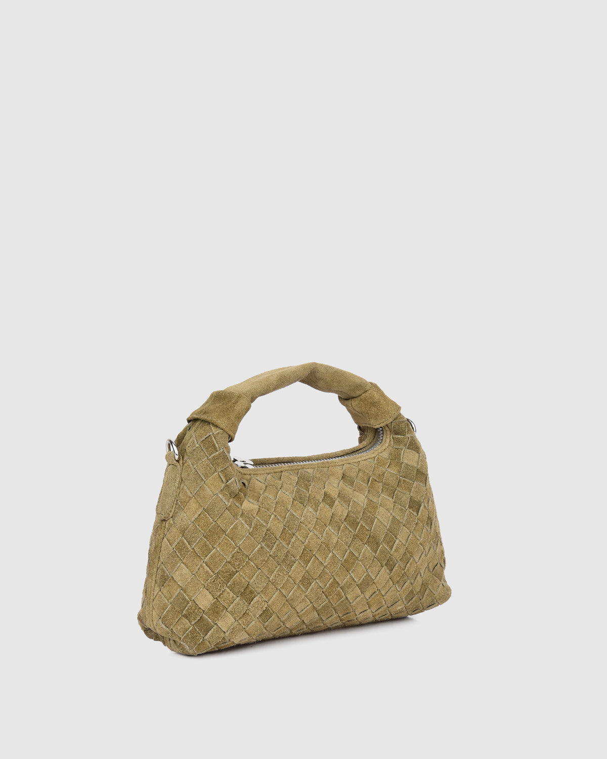 Núnoo Mini Dandy Braided Suede Sage Small bag Sage