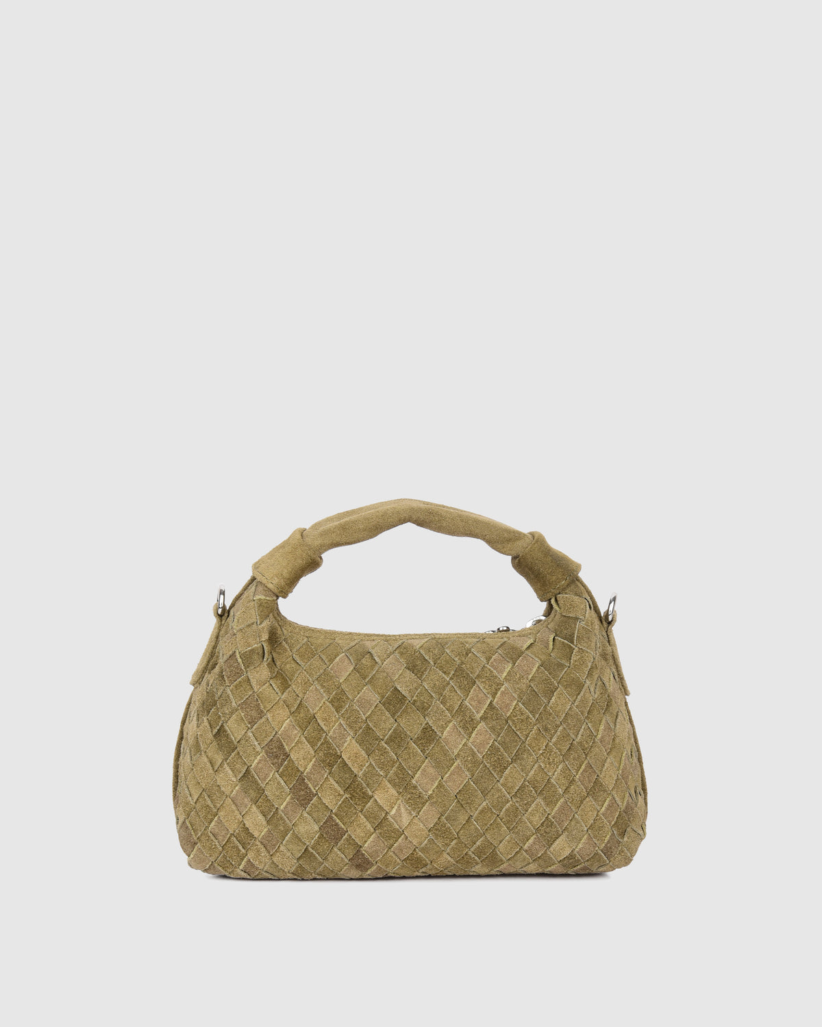 Núnoo Mini Dandy Braided Suede Sage Small bag Sage