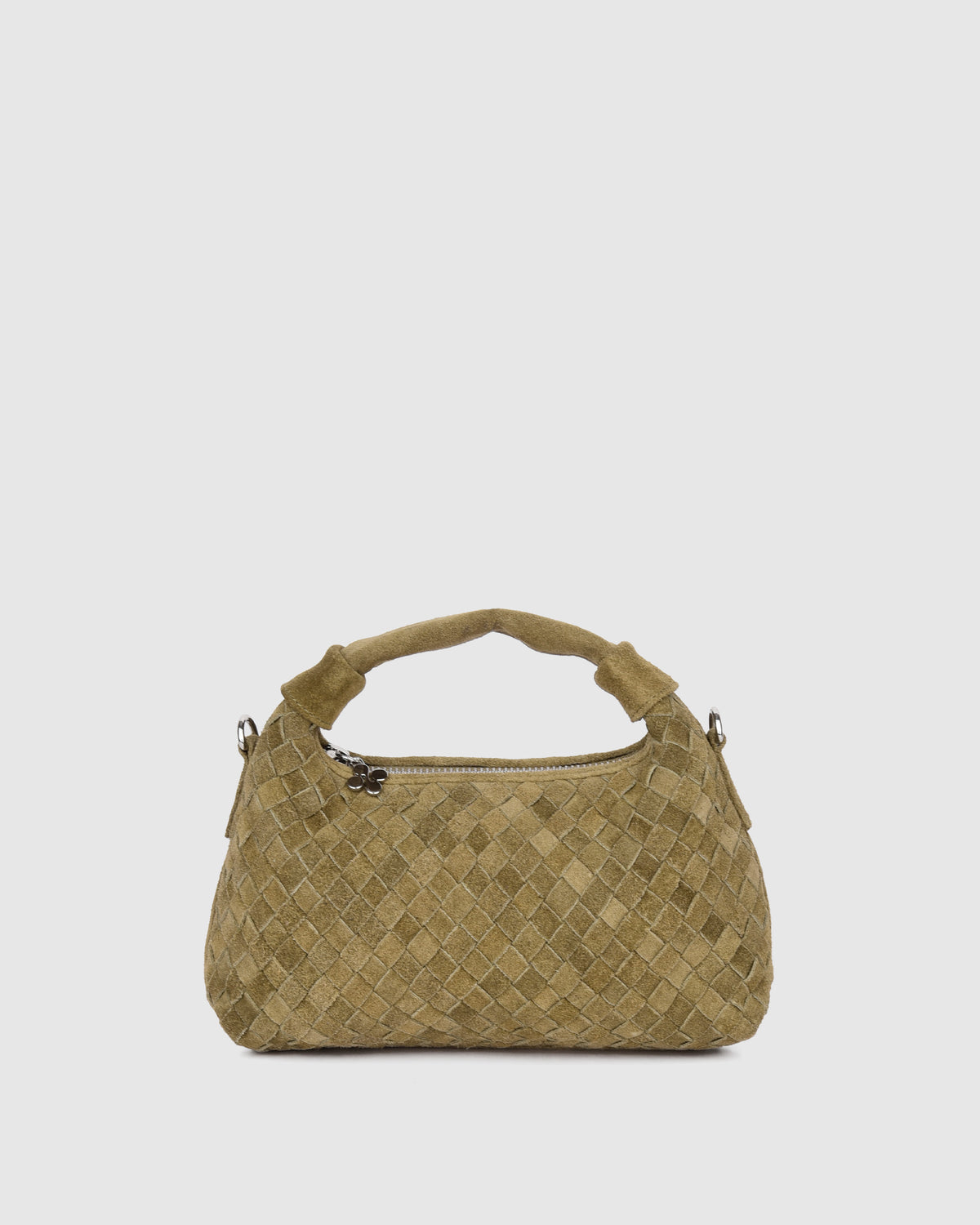 Núnoo Mini Dandy Braided Suede Sage Small bag Sage