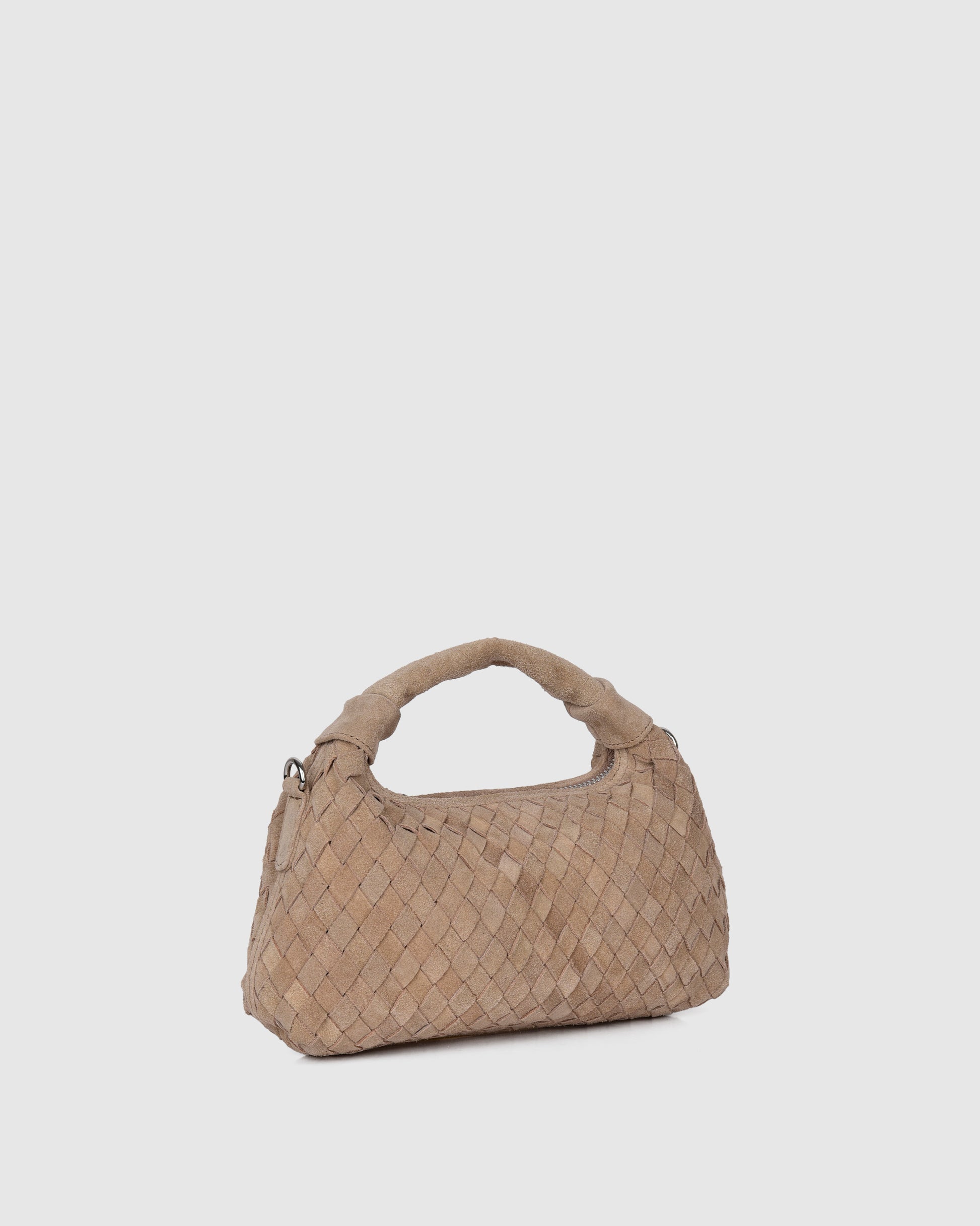 Núnoo Mini Dandy Braided Suede Sand Small bag Sand