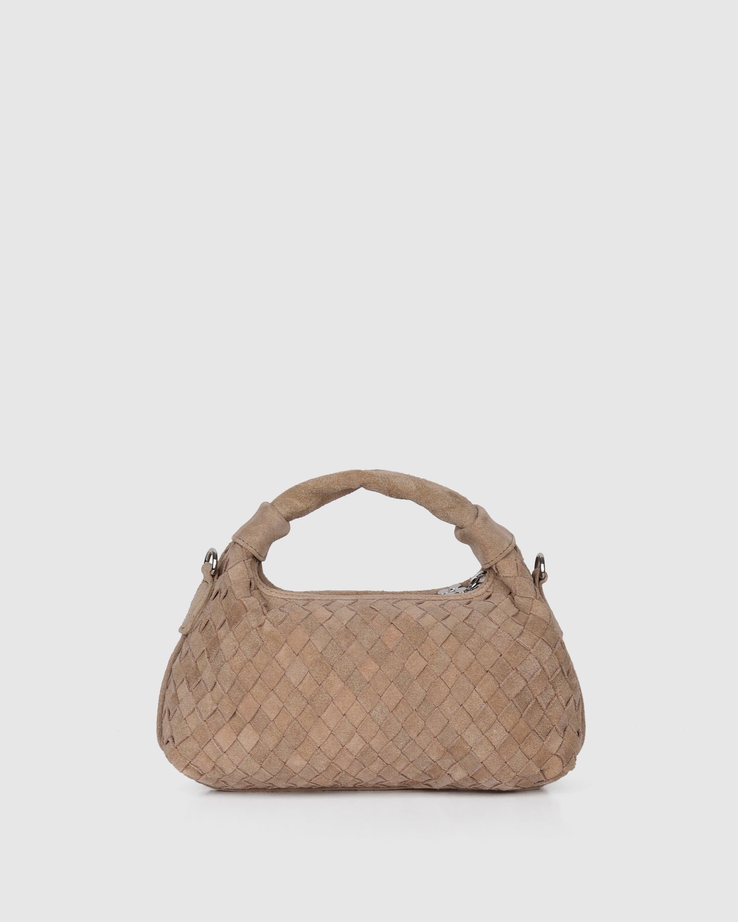 Núnoo Mini Dandy Braided Suede Sand Small bag Sand