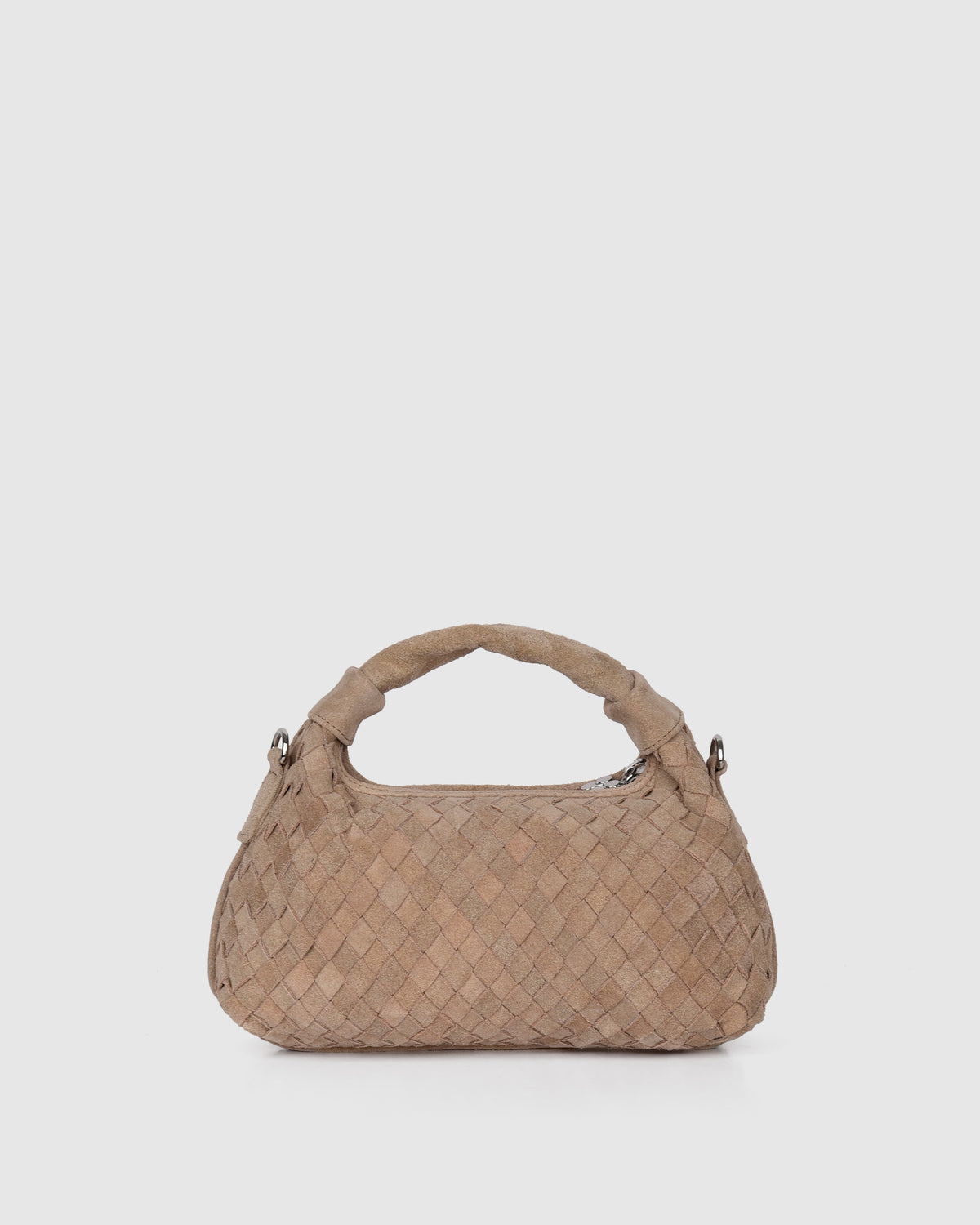 Núnoo Mini Dandy Braided Suede Sand Small bag Sand