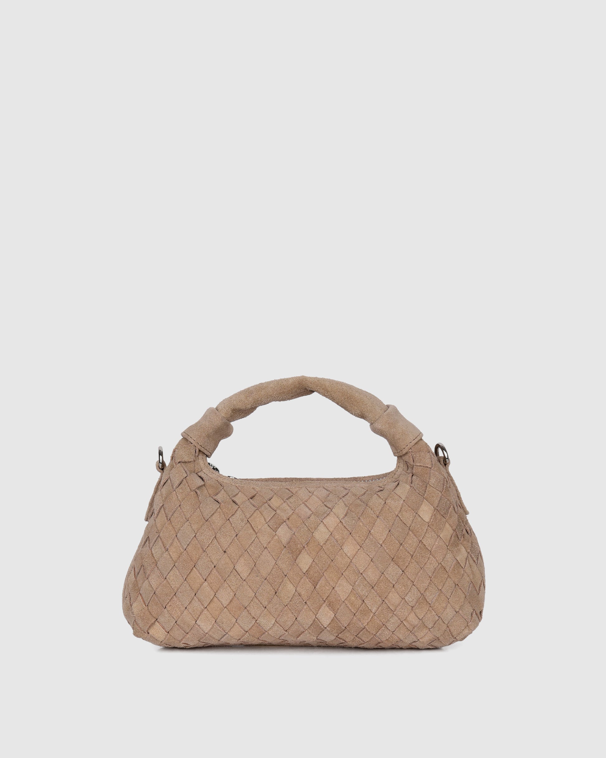 Núnoo Mini Dandy Braided Suede Sand Small bag Sand