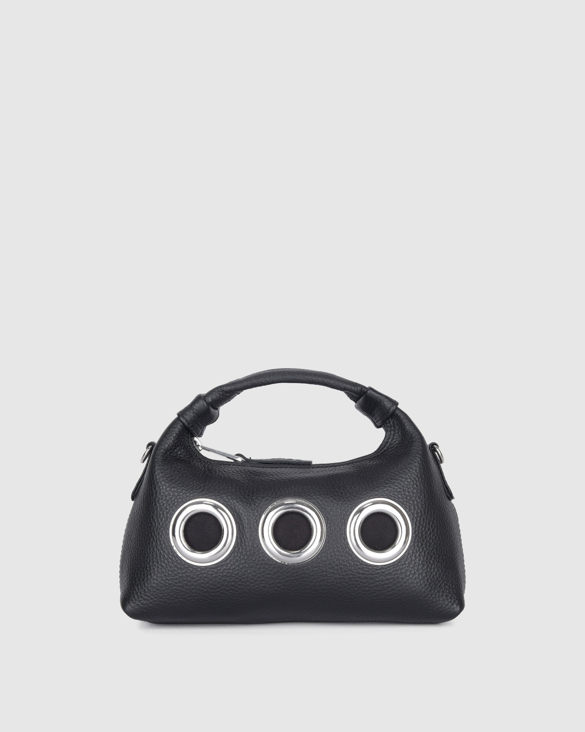 Núnoo Mini Dandy Eyelet Soft Black Small bag Black