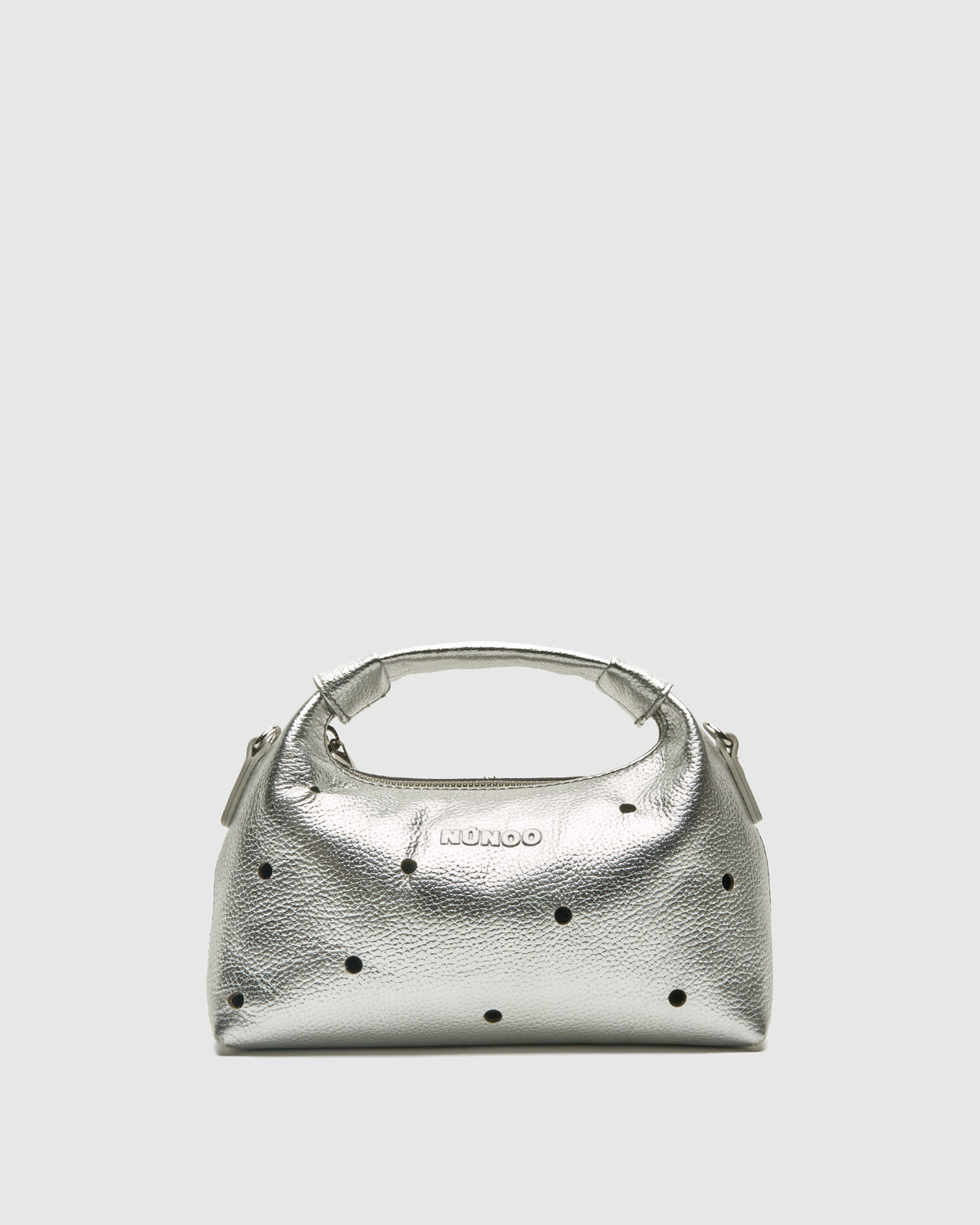 Núnoo Mini Dandy Metallic Silver Small bag Silver
