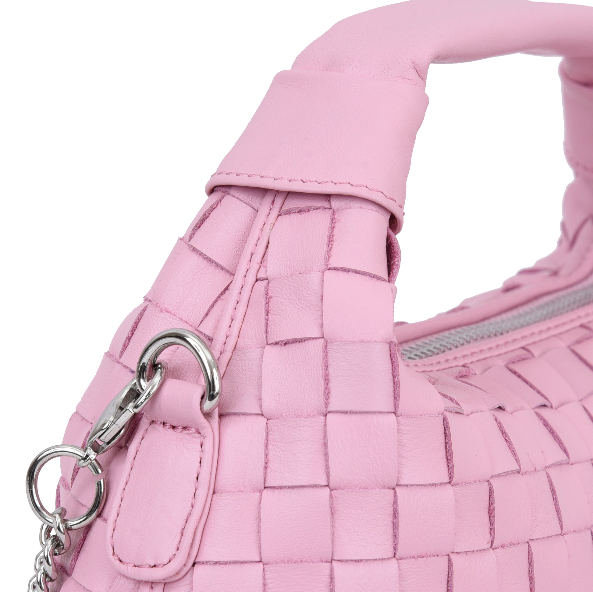 Núnoo Mini Dandy braided Silky Light Pink Evening bags Light pink