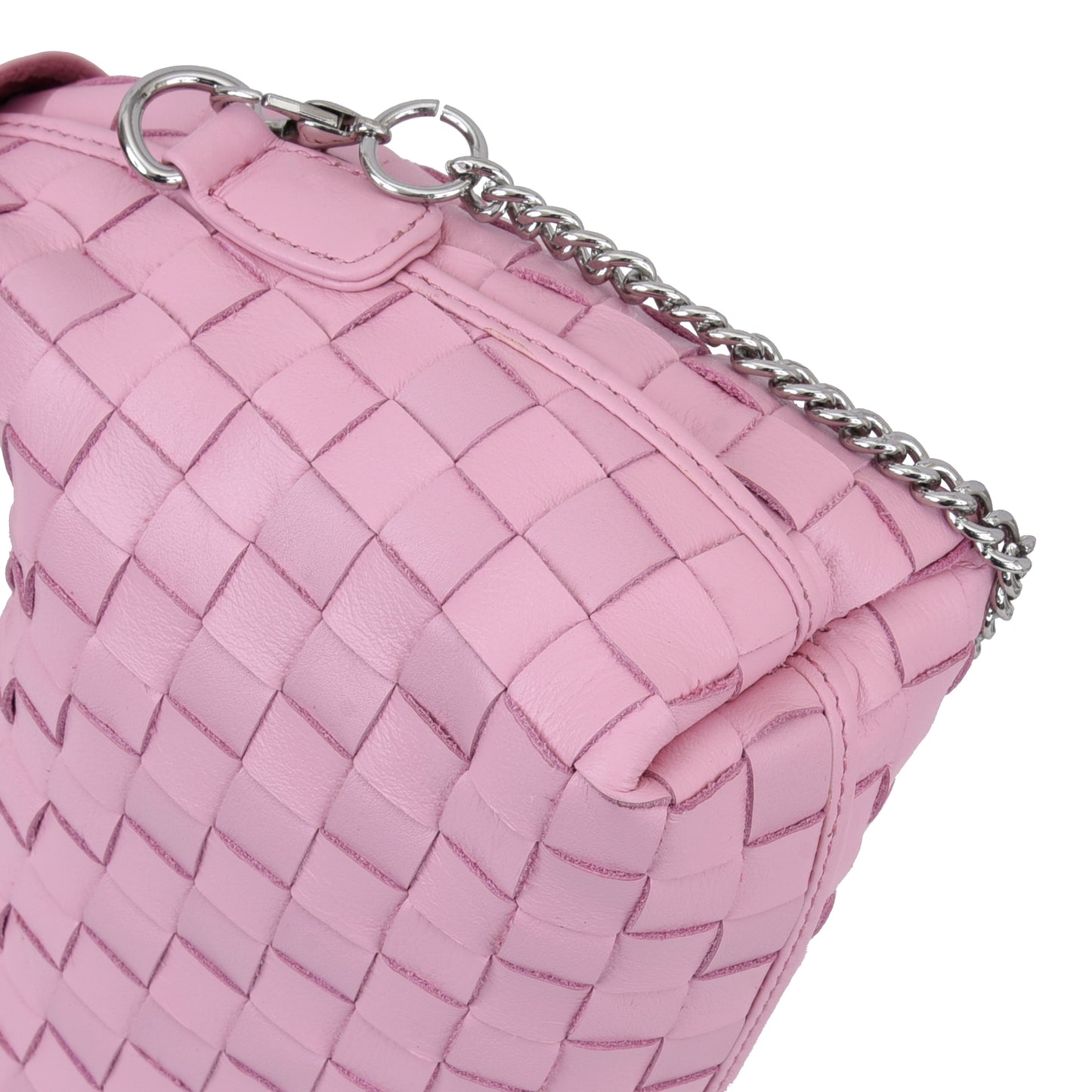 Núnoo Mini Dandy braided Silky Light Pink Evening bags Light pink