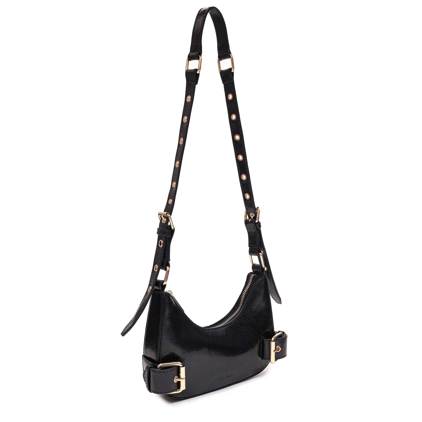 Núnoo Palma Air 3 Black w. gold Small bag Black