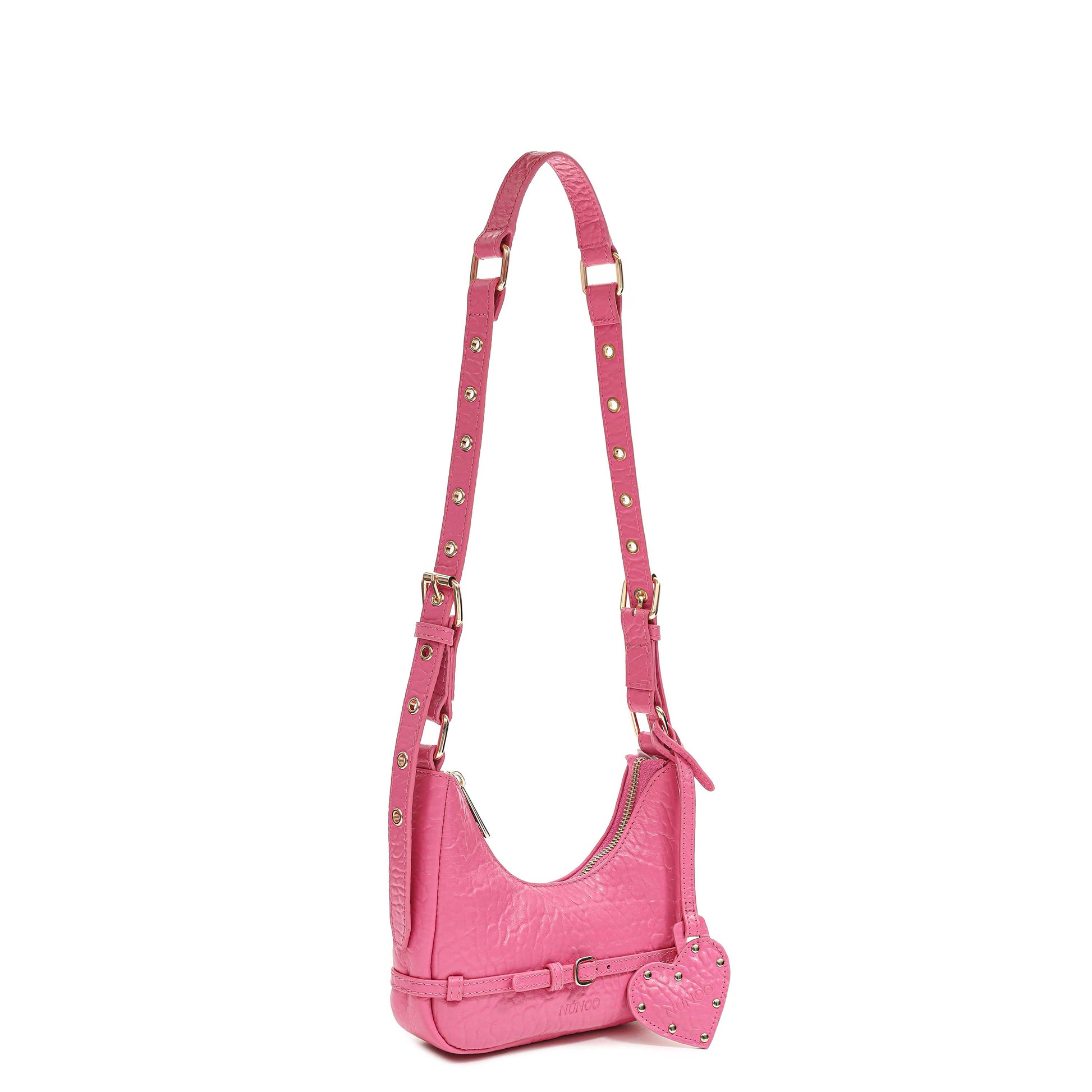 Núnoo Palma Belt New Zealand Pink w. Gold Small bag Pink