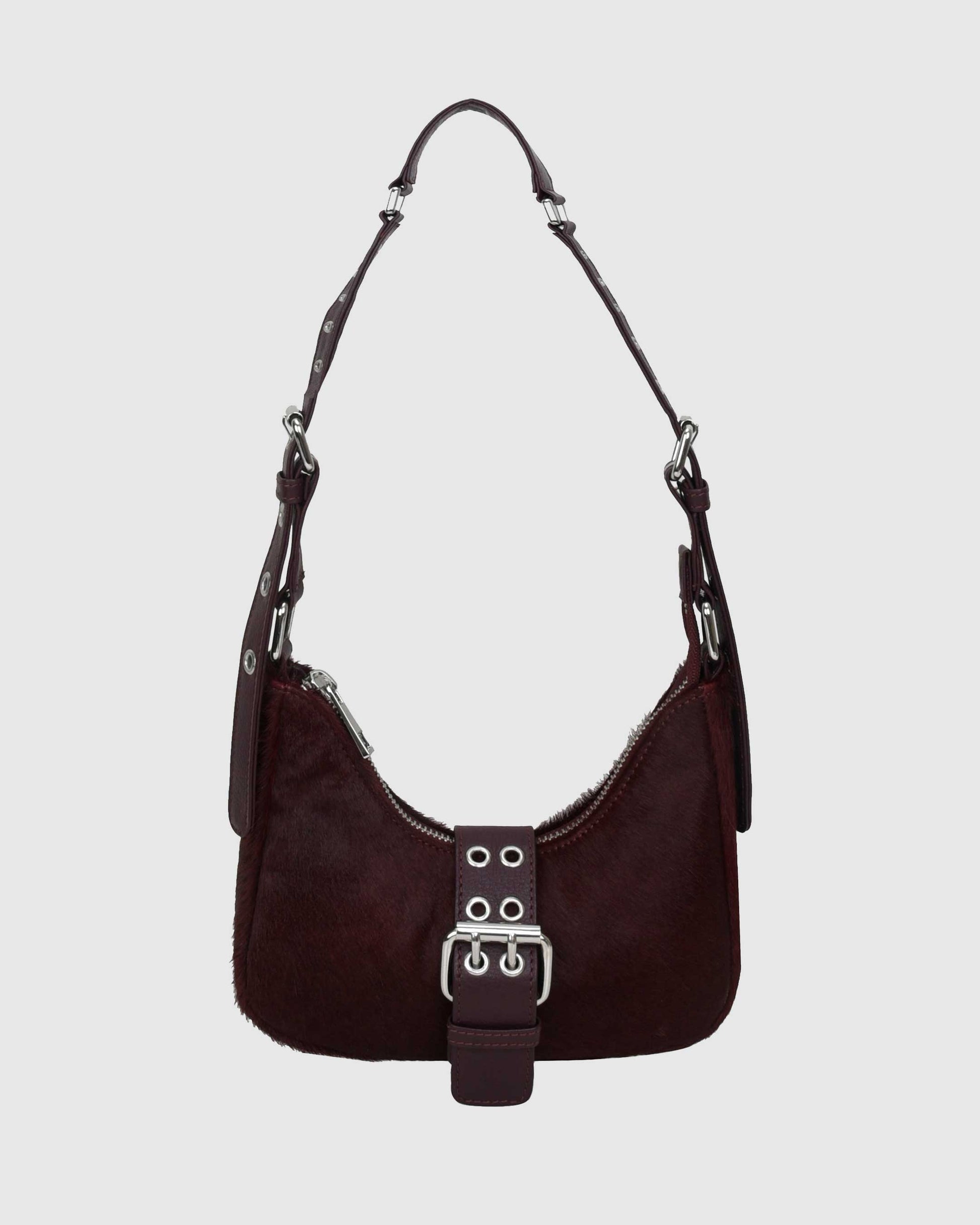 Núnoo Palma Buckle Deluxe Bordeaux Small bag Bordeaux