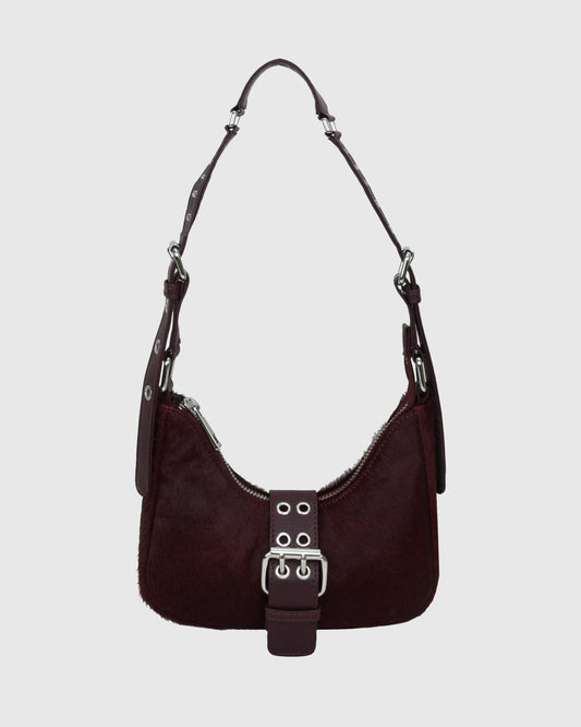 Núnoo Palma Buckle Deluxe Bordeaux Small bag Bordeaux