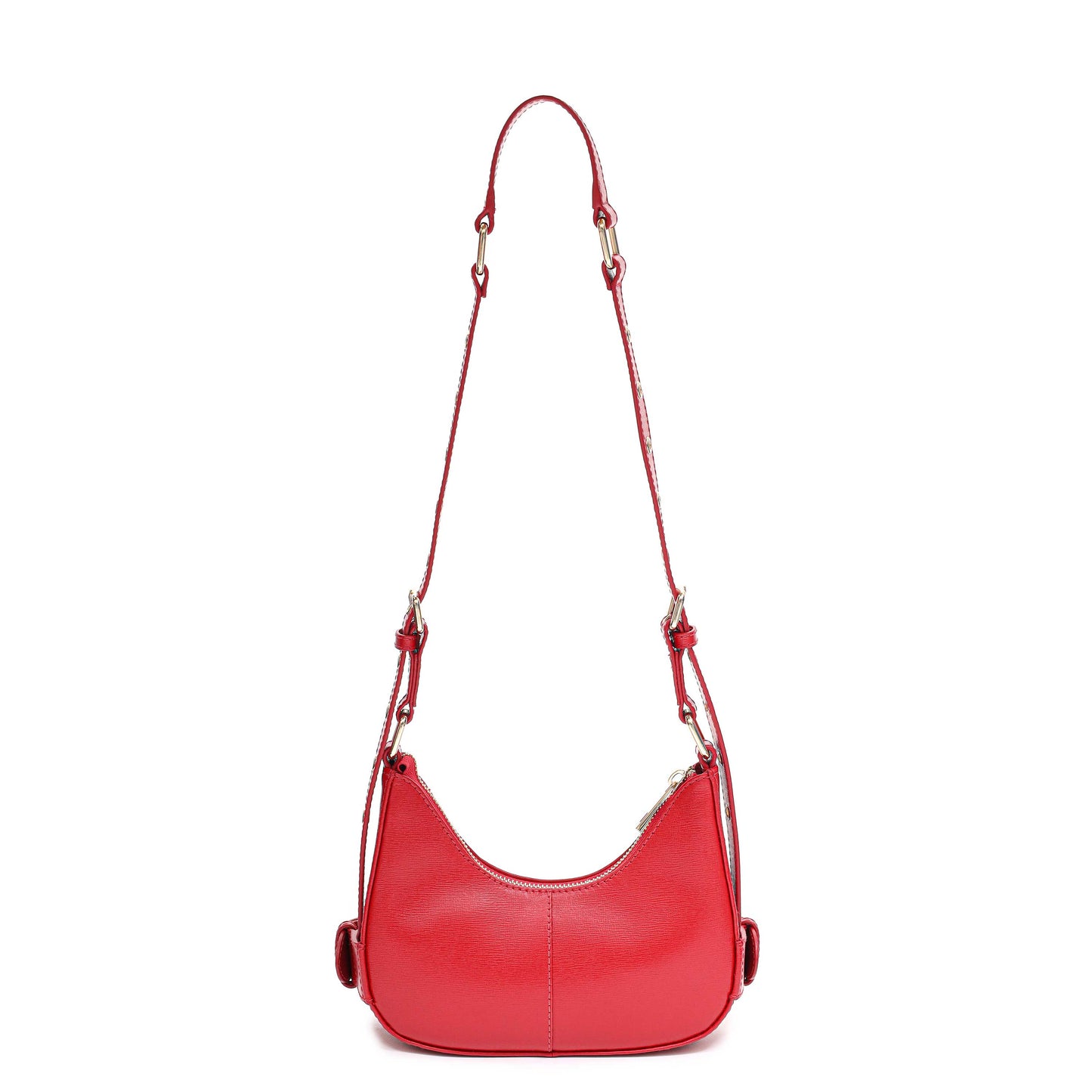 Núnoo Palma Florence Bright Red w. Gold Small bag Bright Red