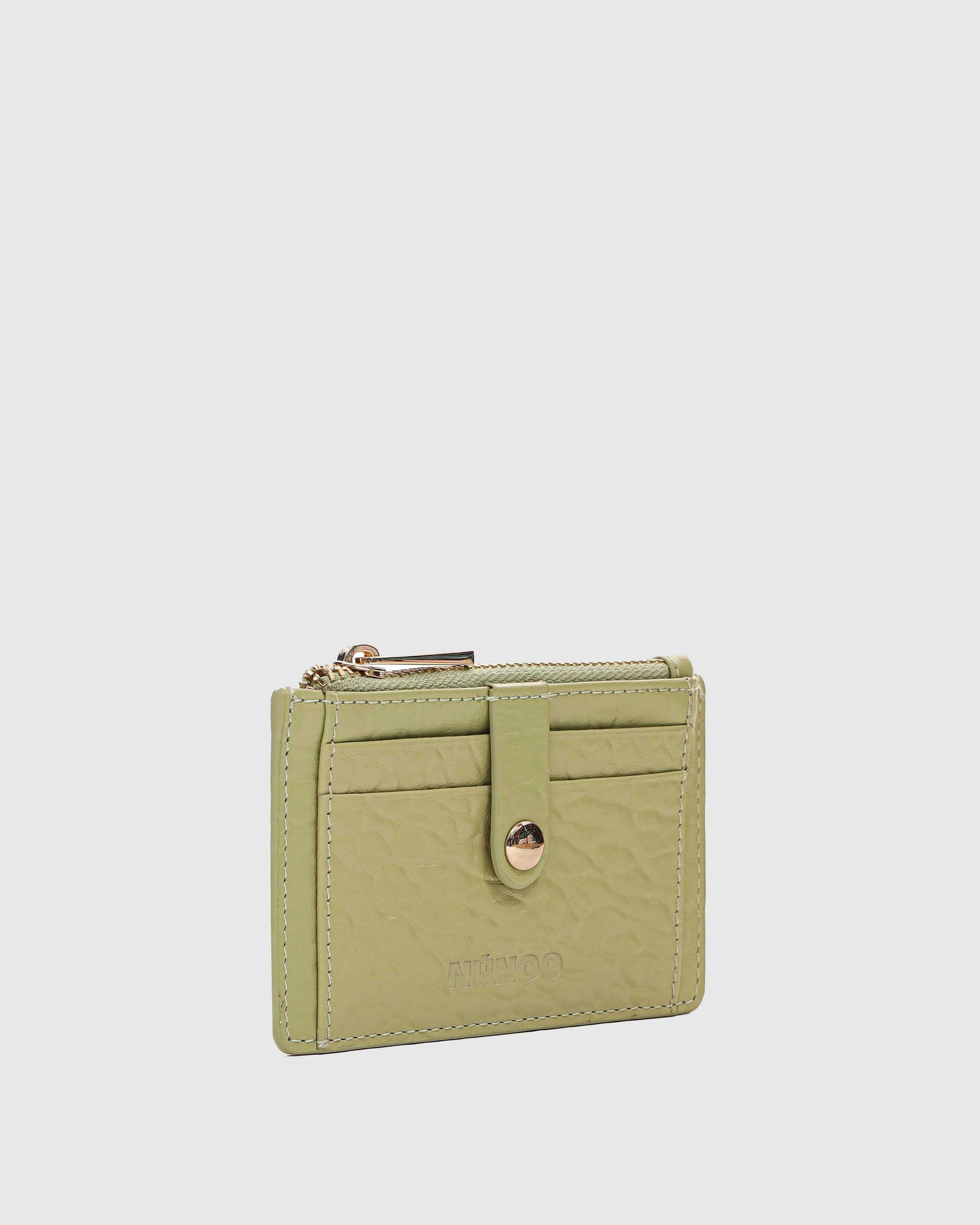 Núnoo Pixie Buckle New Zealand Light Green w. Gold Wallet Light green