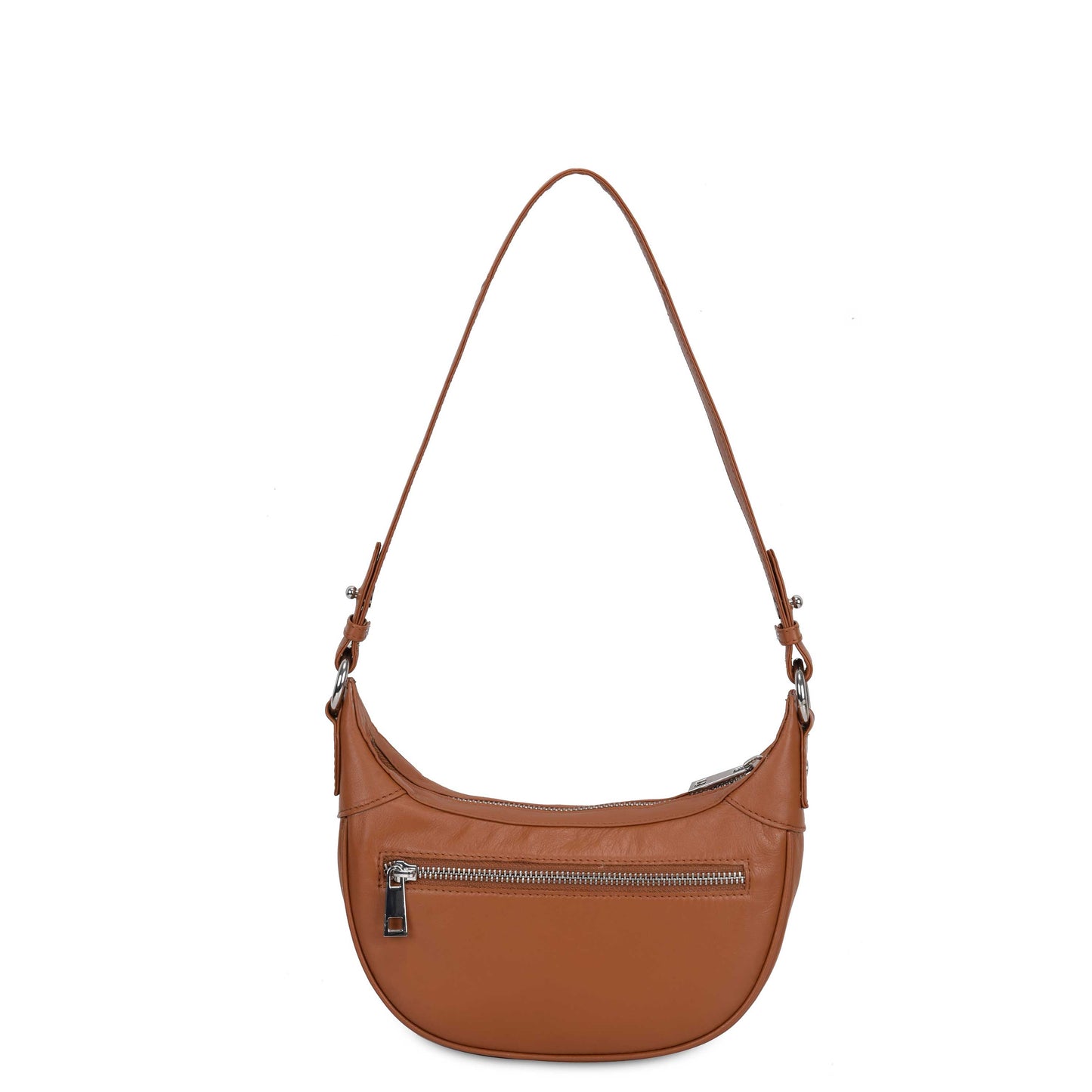 Núnoo Pluto Studs Silky Cognac Small bag Cognac