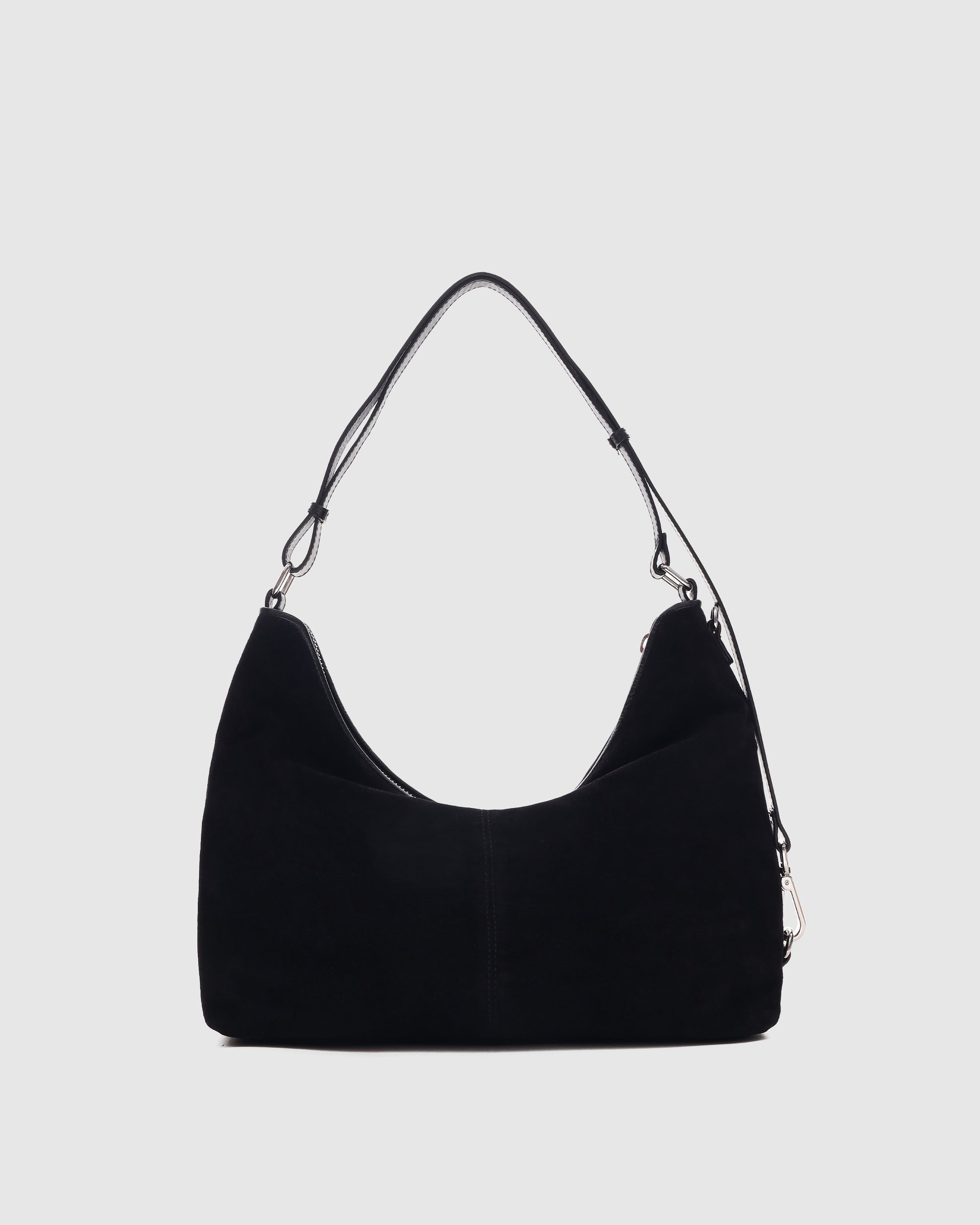 Núnoo Rio Suede Black Large Black