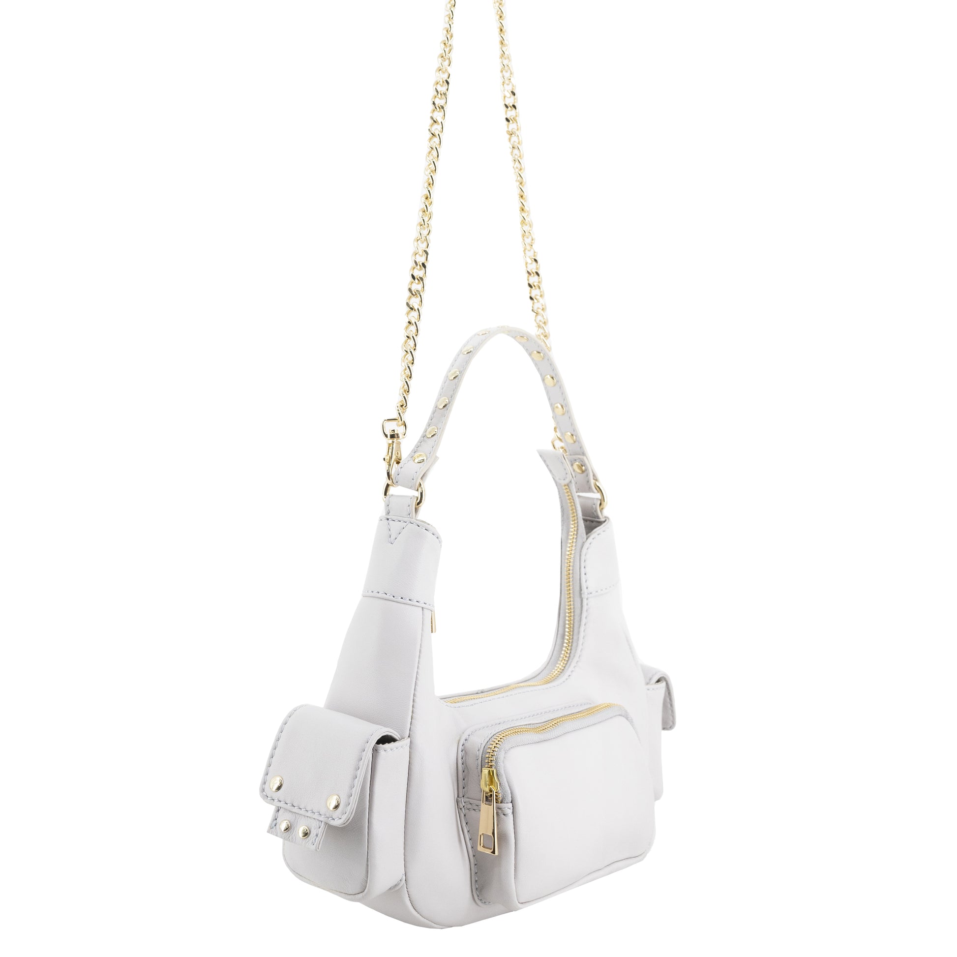 Núnoo Sally Small Pocket Cozy Off White w. Gold Medium Off white