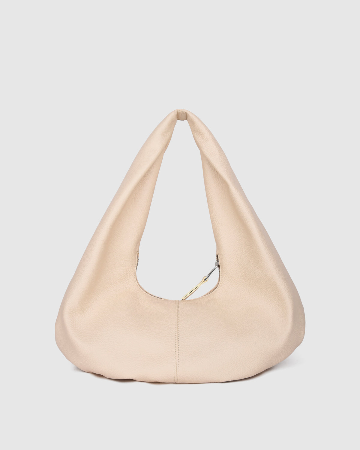 Núnoo Small Alma Draped Soft Macadamia Medium Macadamia