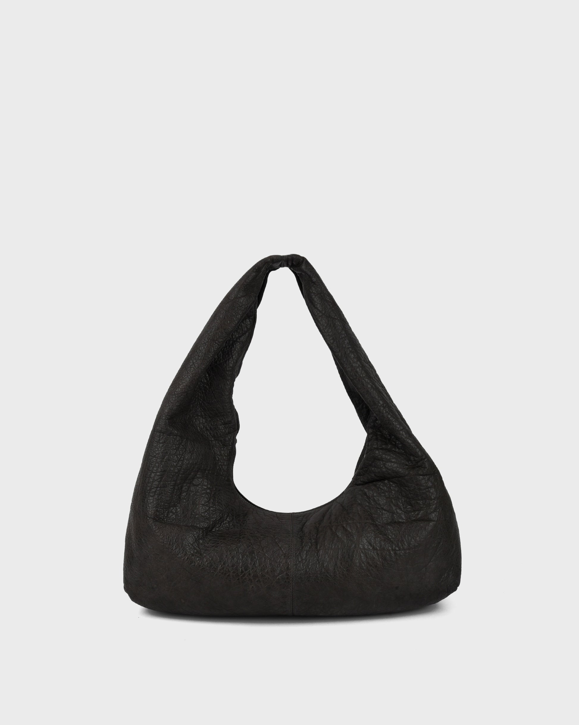 Núnoo Small Alma Rivet Washed Chocolate w. Antique Silver Medium Chocolate