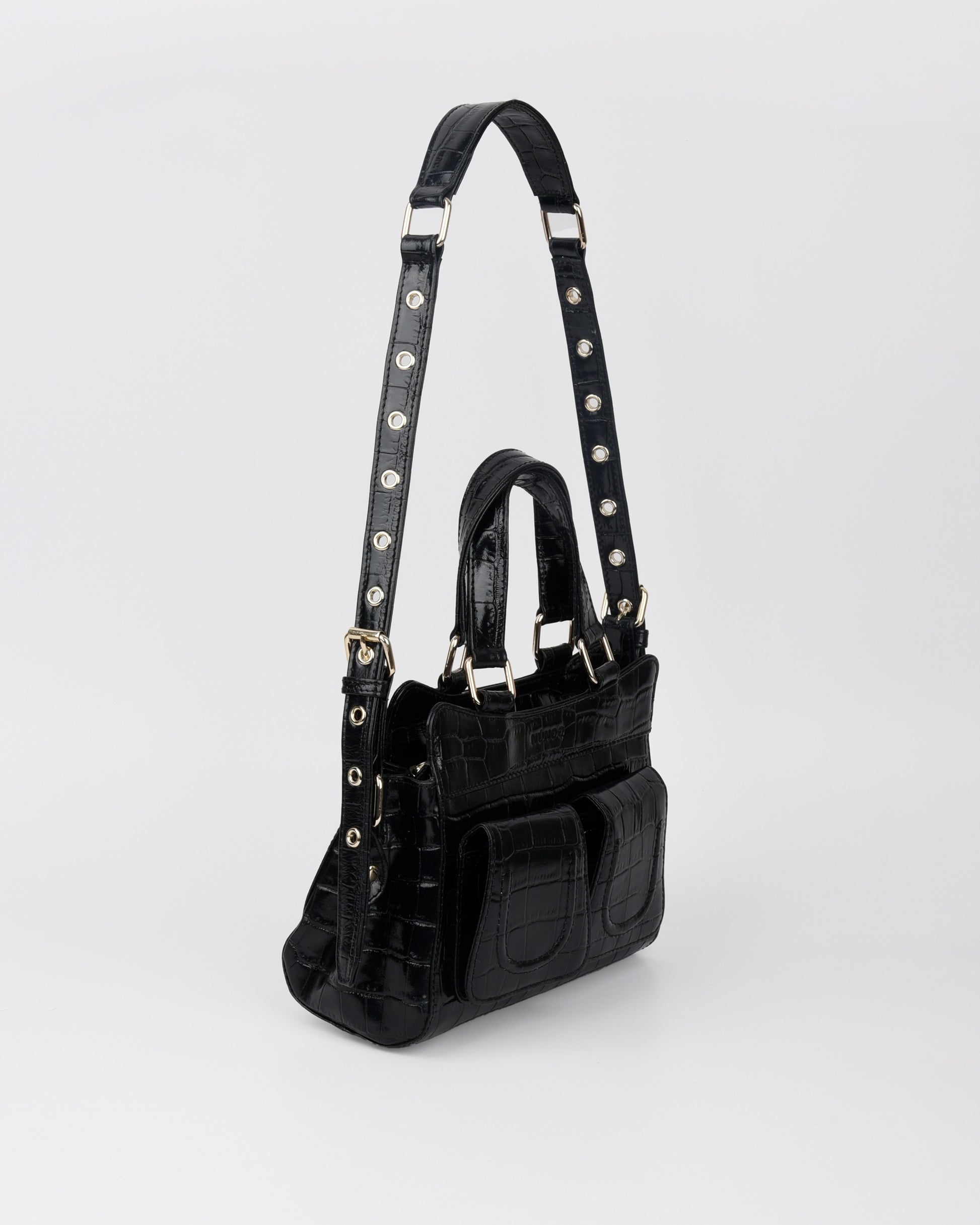 Núnoo Small Cher Texas Black w. Gold Medium Black