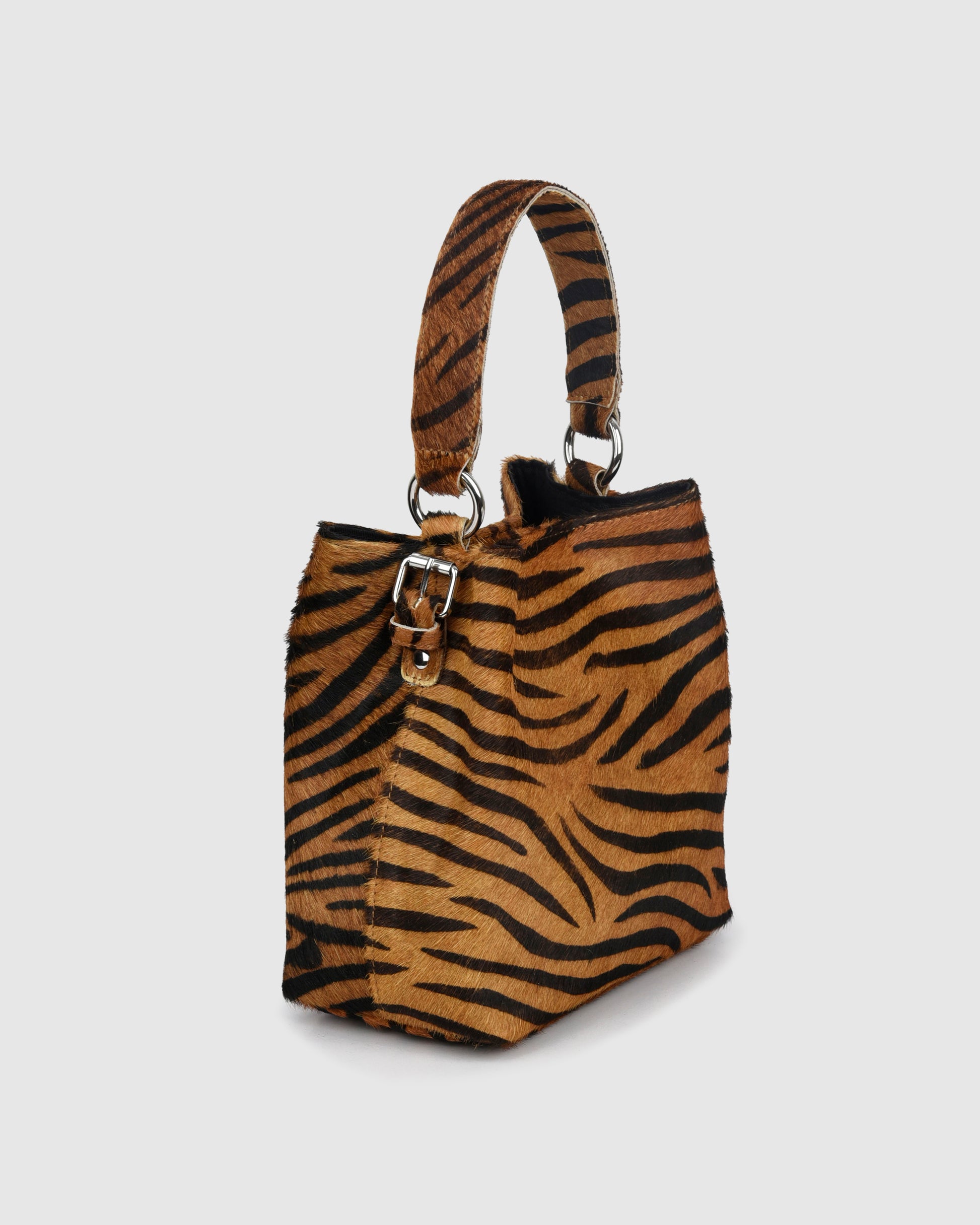 Núnoo Small Chiara Stripes Deluxe Dark Brown Medium Stripes