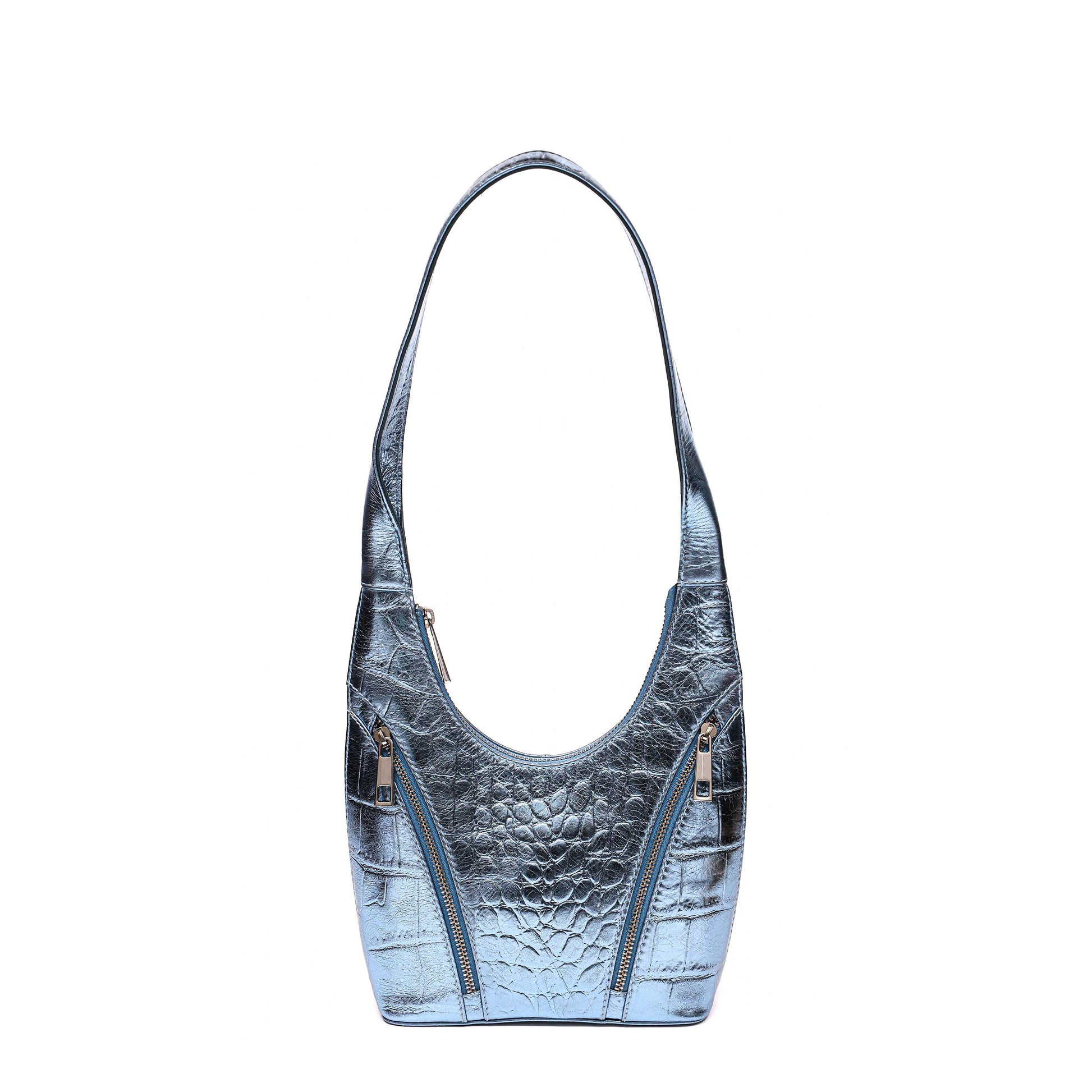Núnoo Small Cosmo Texas Metallic Light Blue Shoulder bags Light blue