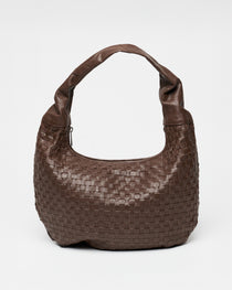 Small Gabi Braided Mountain Dark Brown