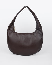 Small Gabi Cloud Dark Brown w. Gold