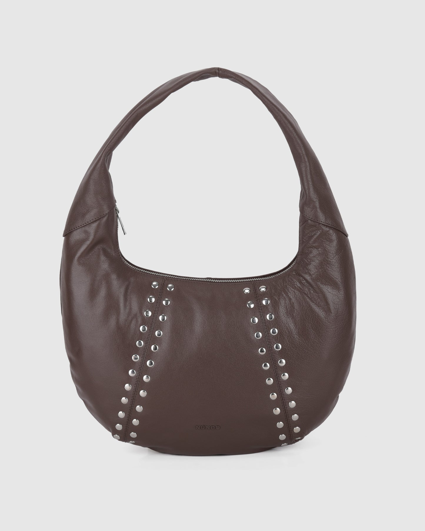 Núnoo Small Gabi Rivet Mountain Dark Brown Large Dark brown