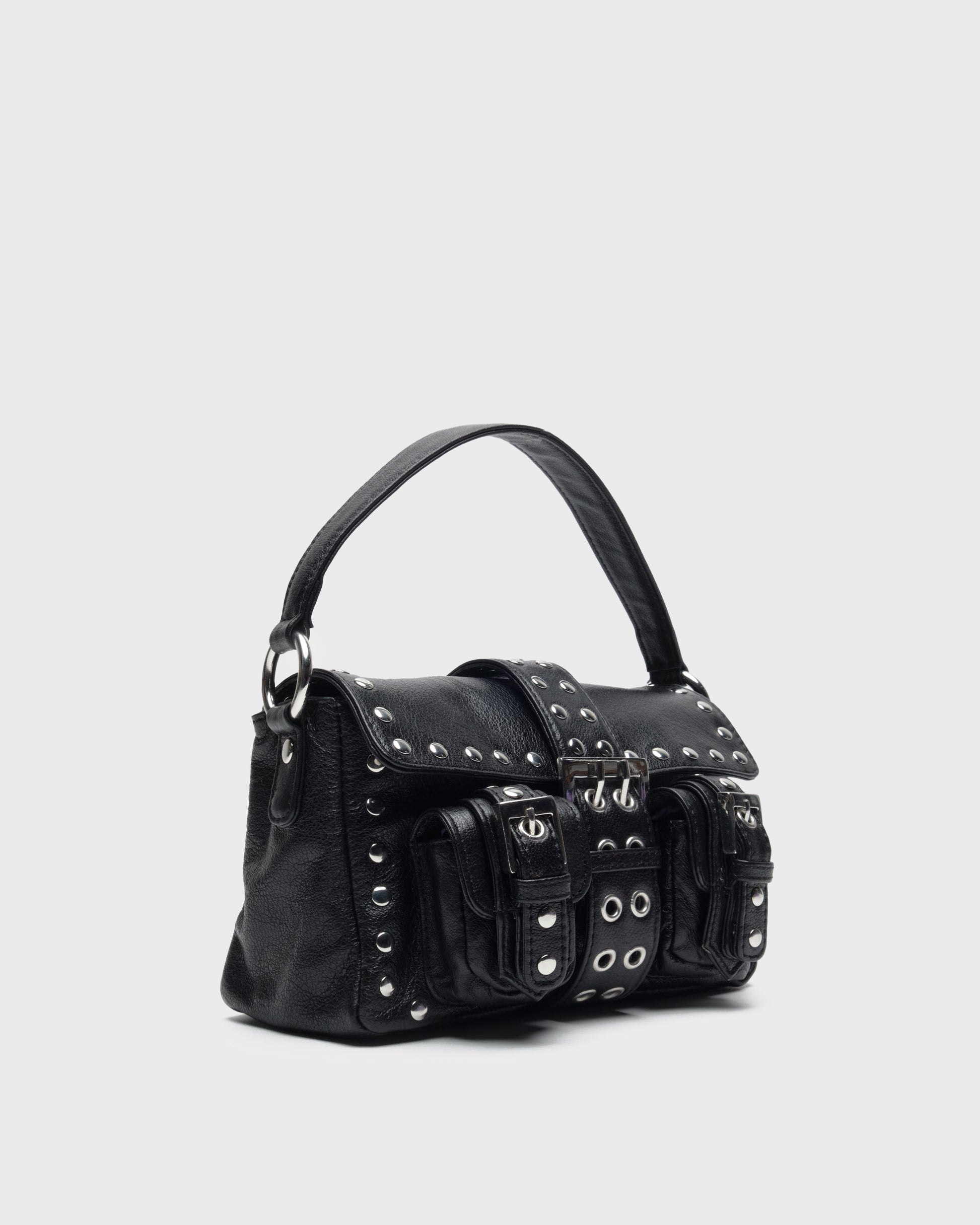 Núnoo Small Honey Buckle Rivet Mountain Black Small bag Black