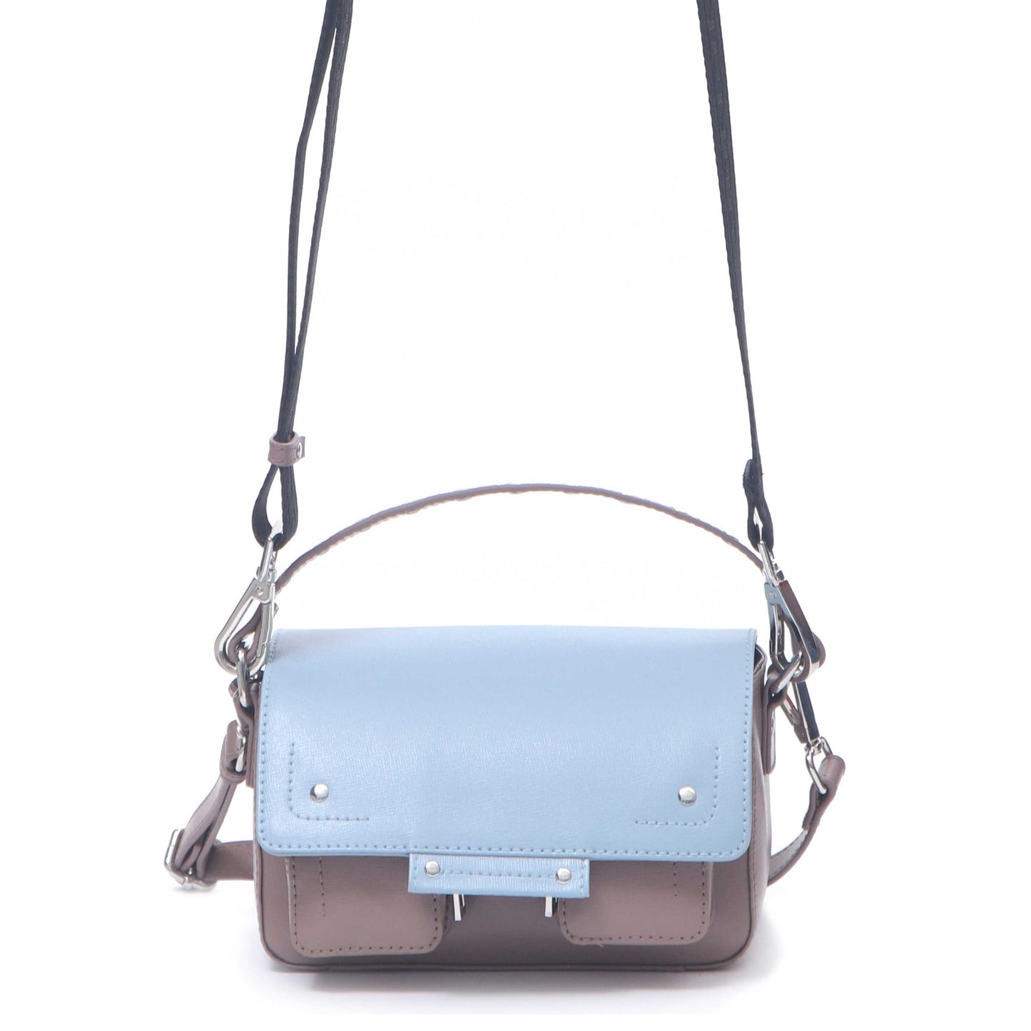 Núnoo Small Honey Florence Taupe/Ice Blue Crossbody Taupe/ice blue