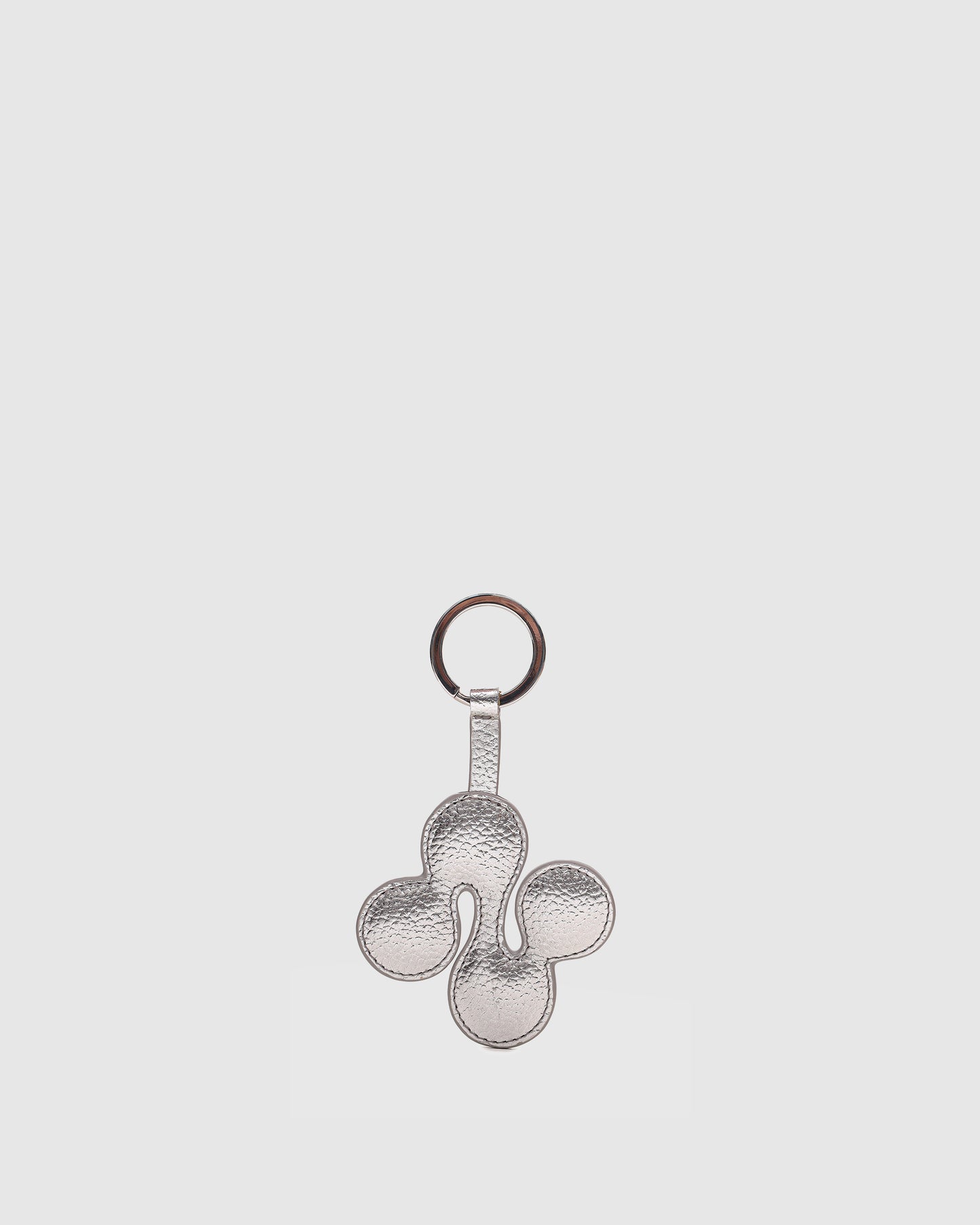 Núnoo Small Logo Keyring Metallic Silver Accessories Silver