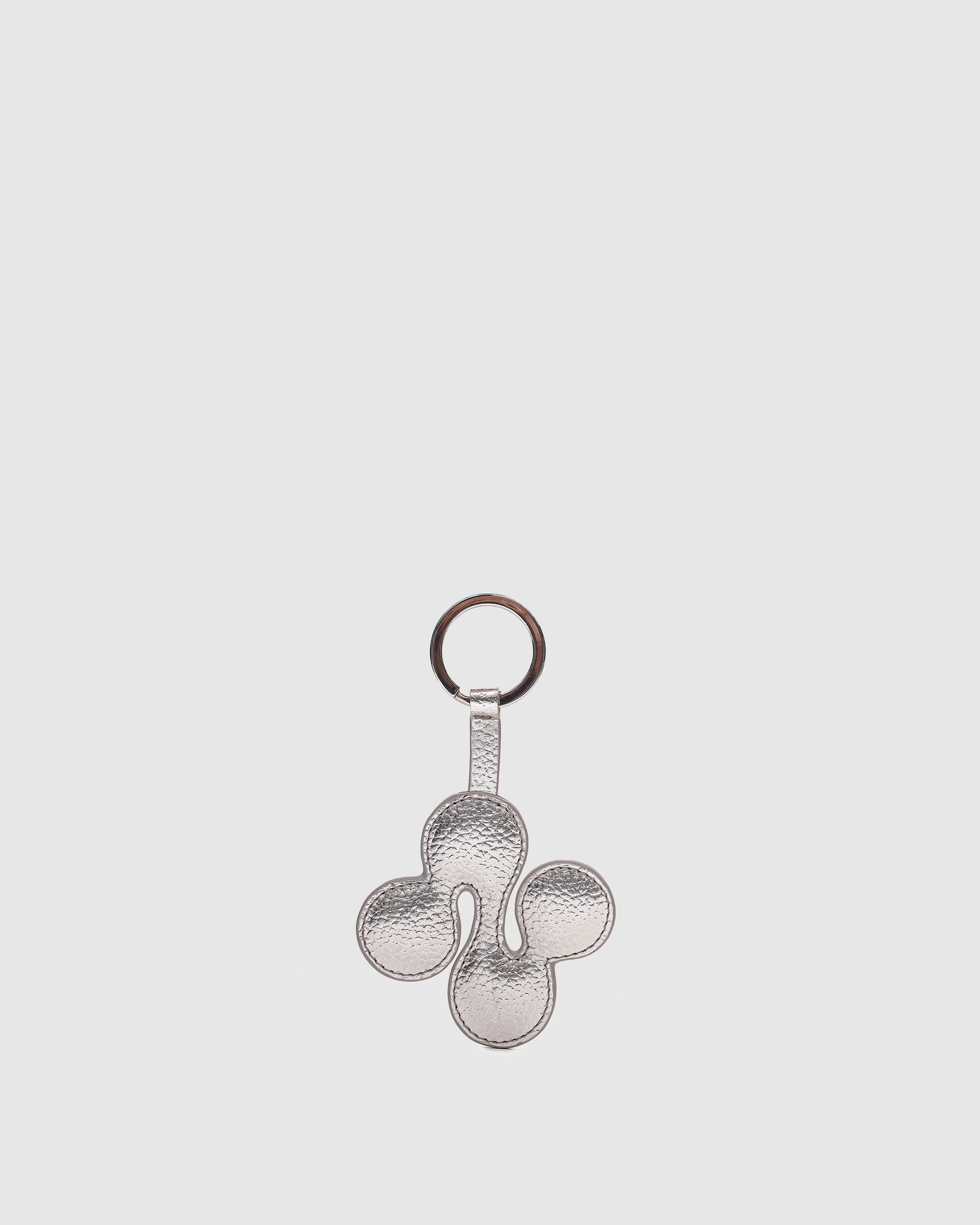 Núnoo Small Logo Keyring Metallic Silver Accessories Silver