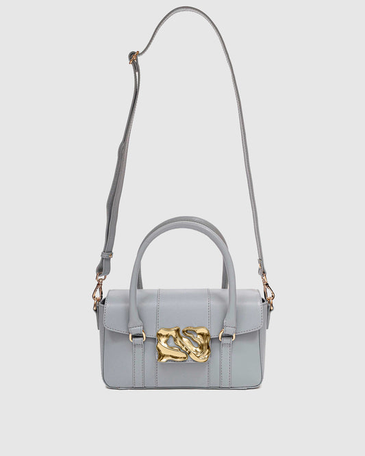 Núnoo Small Maggie Icon Florence Light Grey w. Gold Small bag