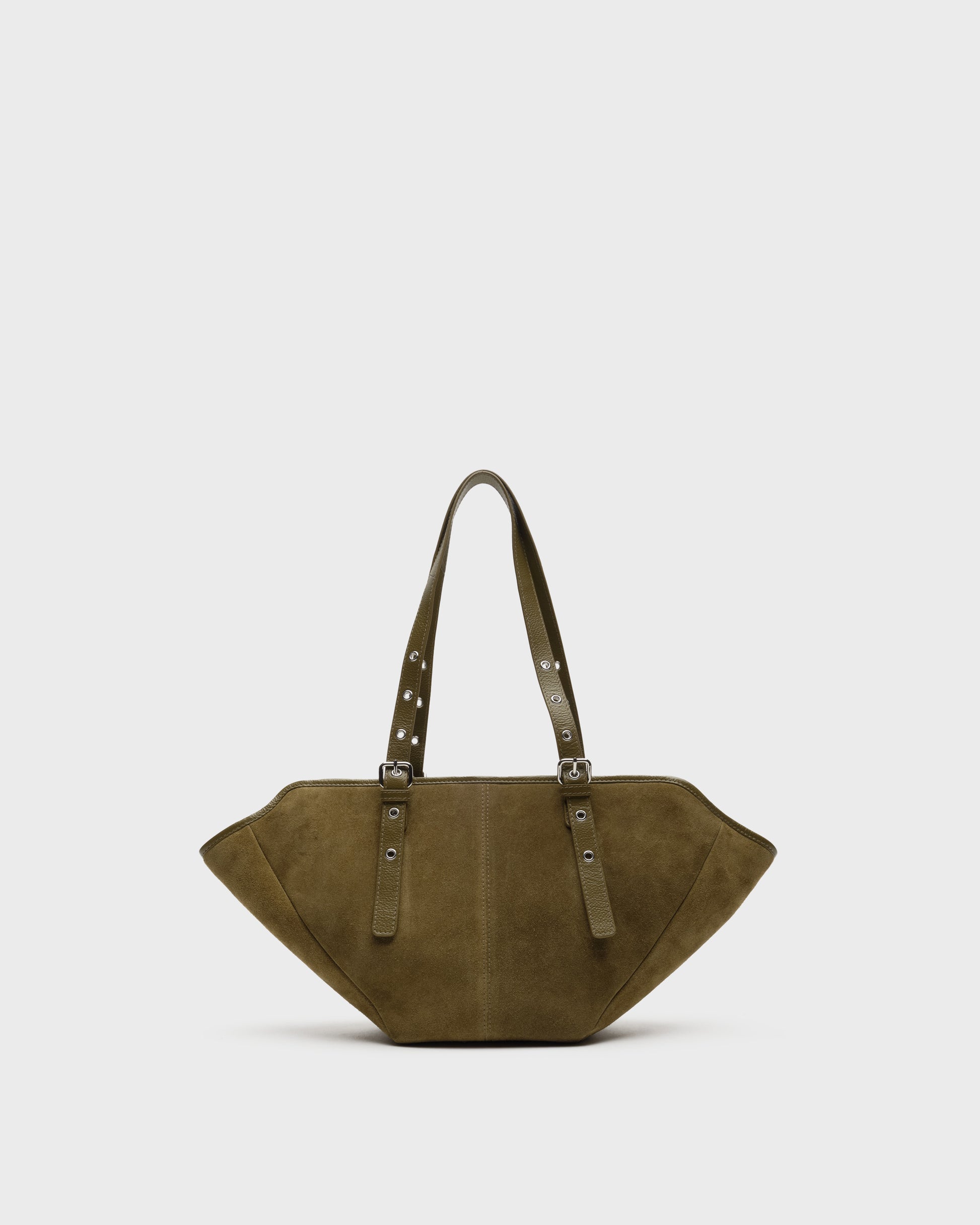 Núnoo Small Nora Suede Dusty Olive Medium Dusty Olive