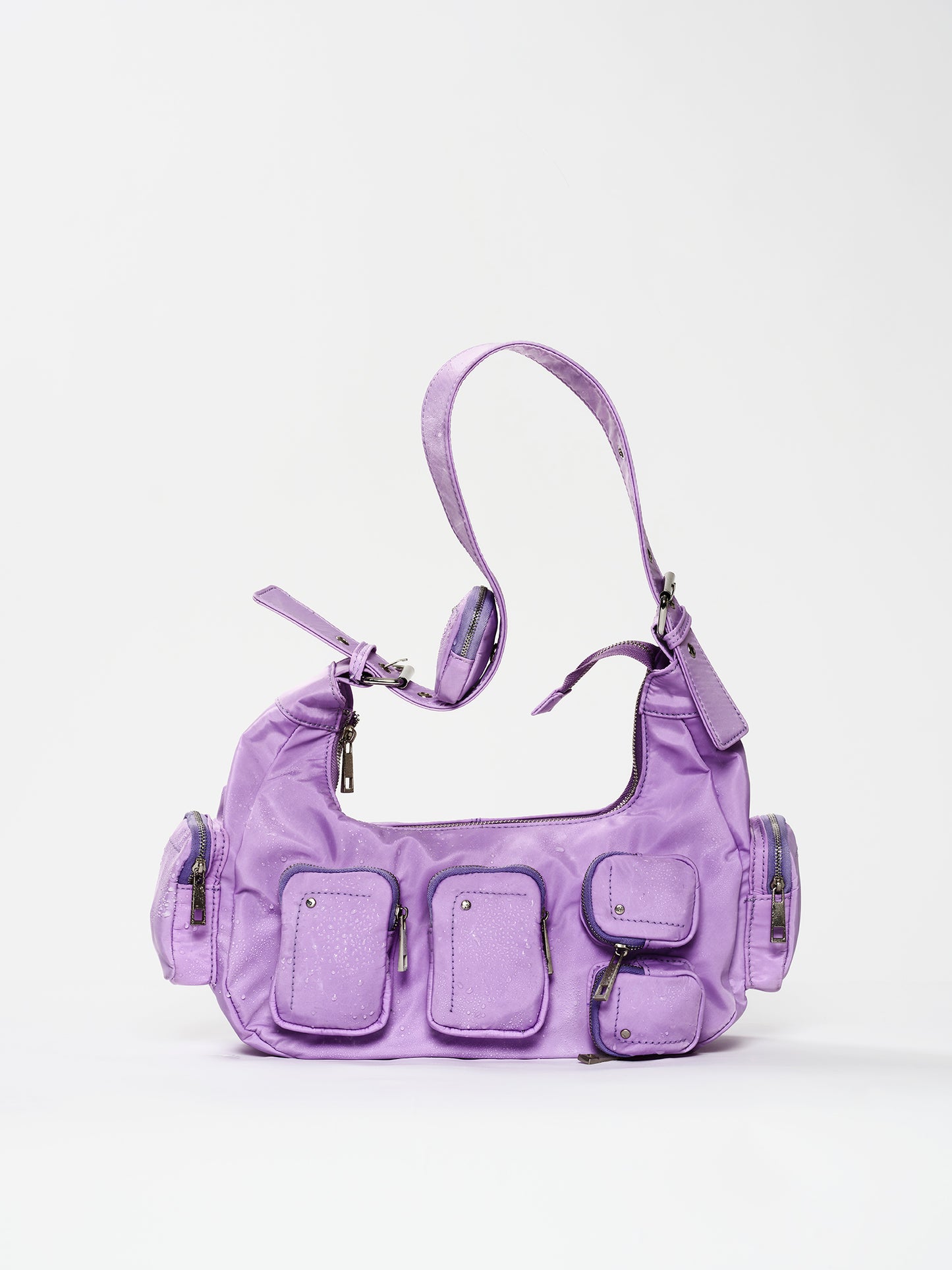 Sally Pocket Recycled Nylon Purple – Núnoo NO