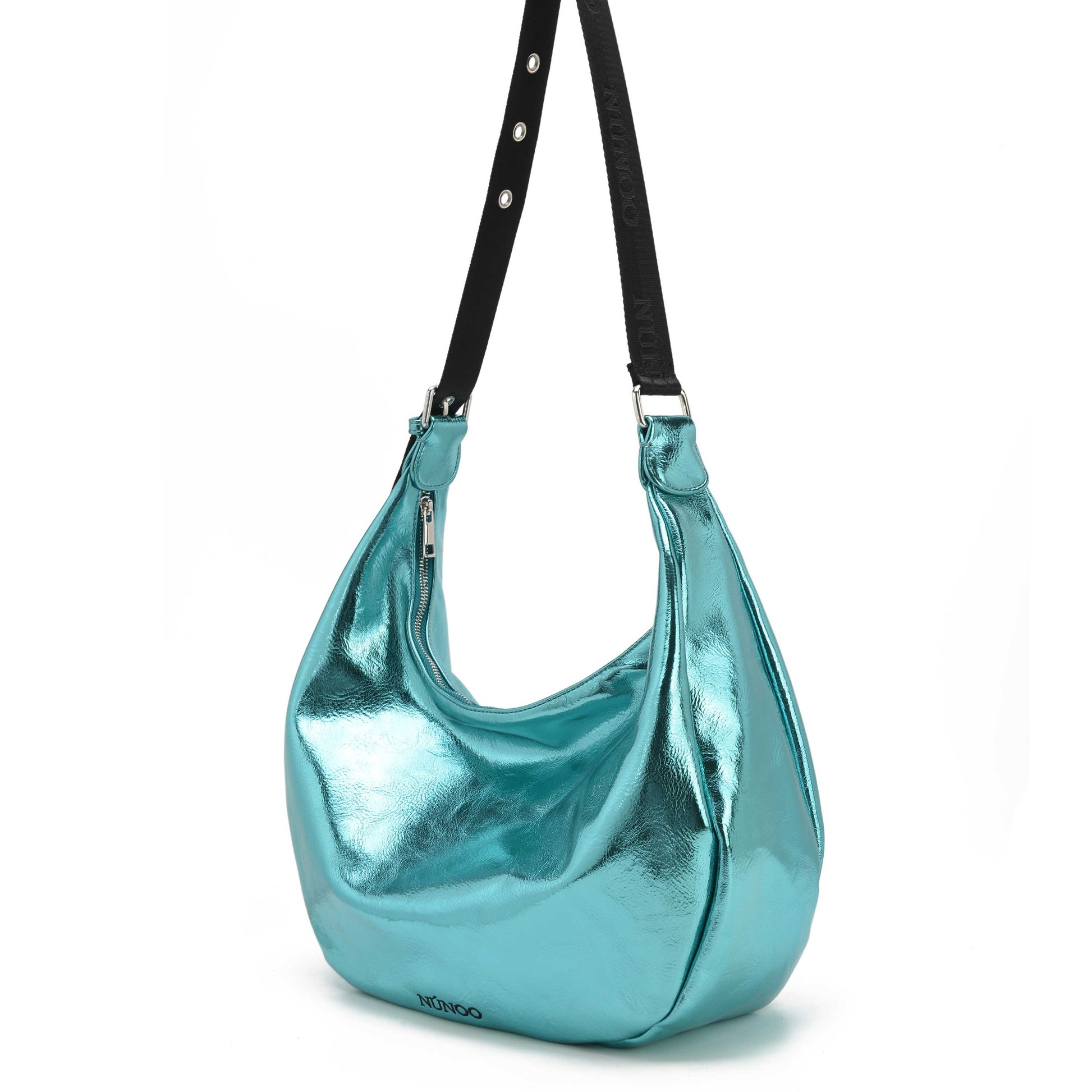 Núnoo Stella Recycled Cool Light Blue Shoulder bags Light blue