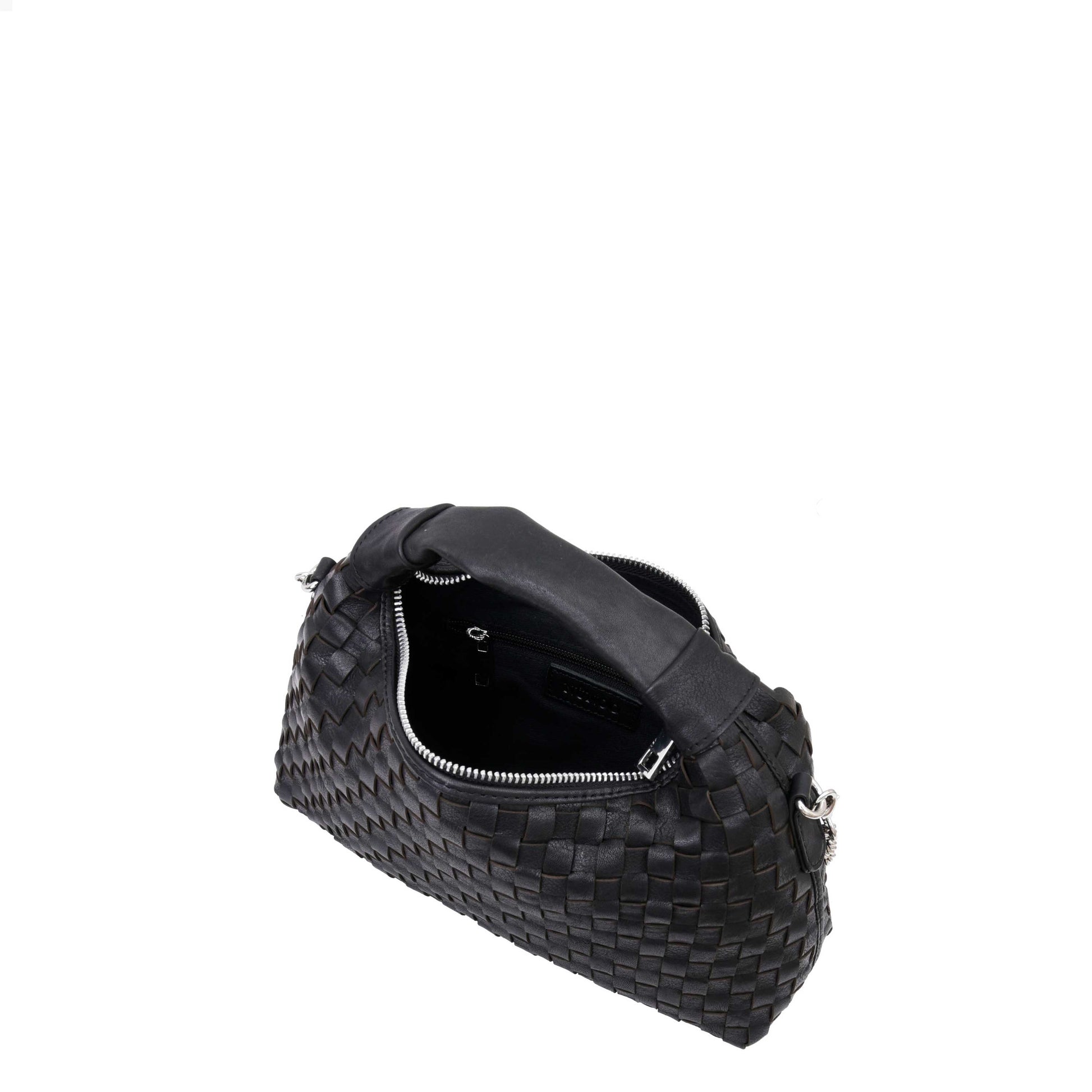 Núnoo Dandy Braided nature Black Small bag Black